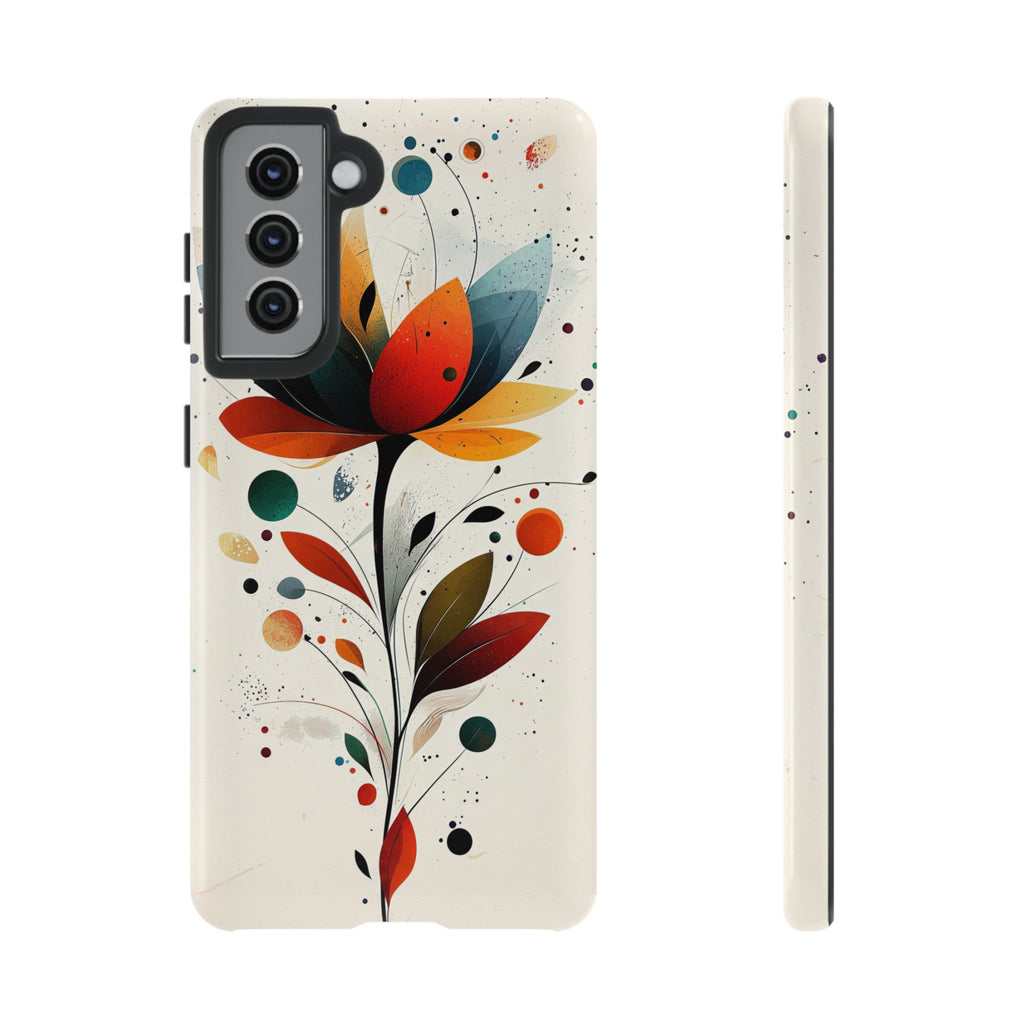 Floral Art Samsung Galaxy Case | Colourful Abstract Bloom