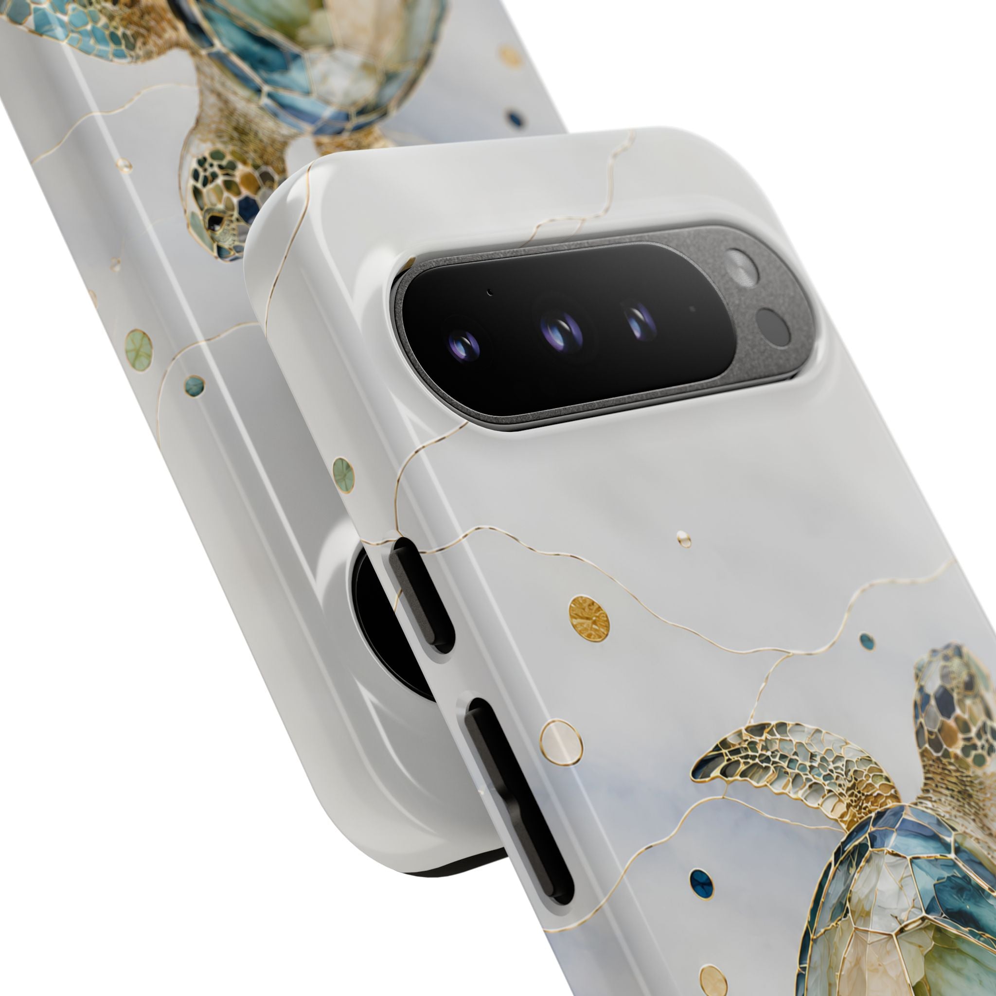 Sea Turtle Watercolor Phone Case — Ocean Animal Protective Tough Case