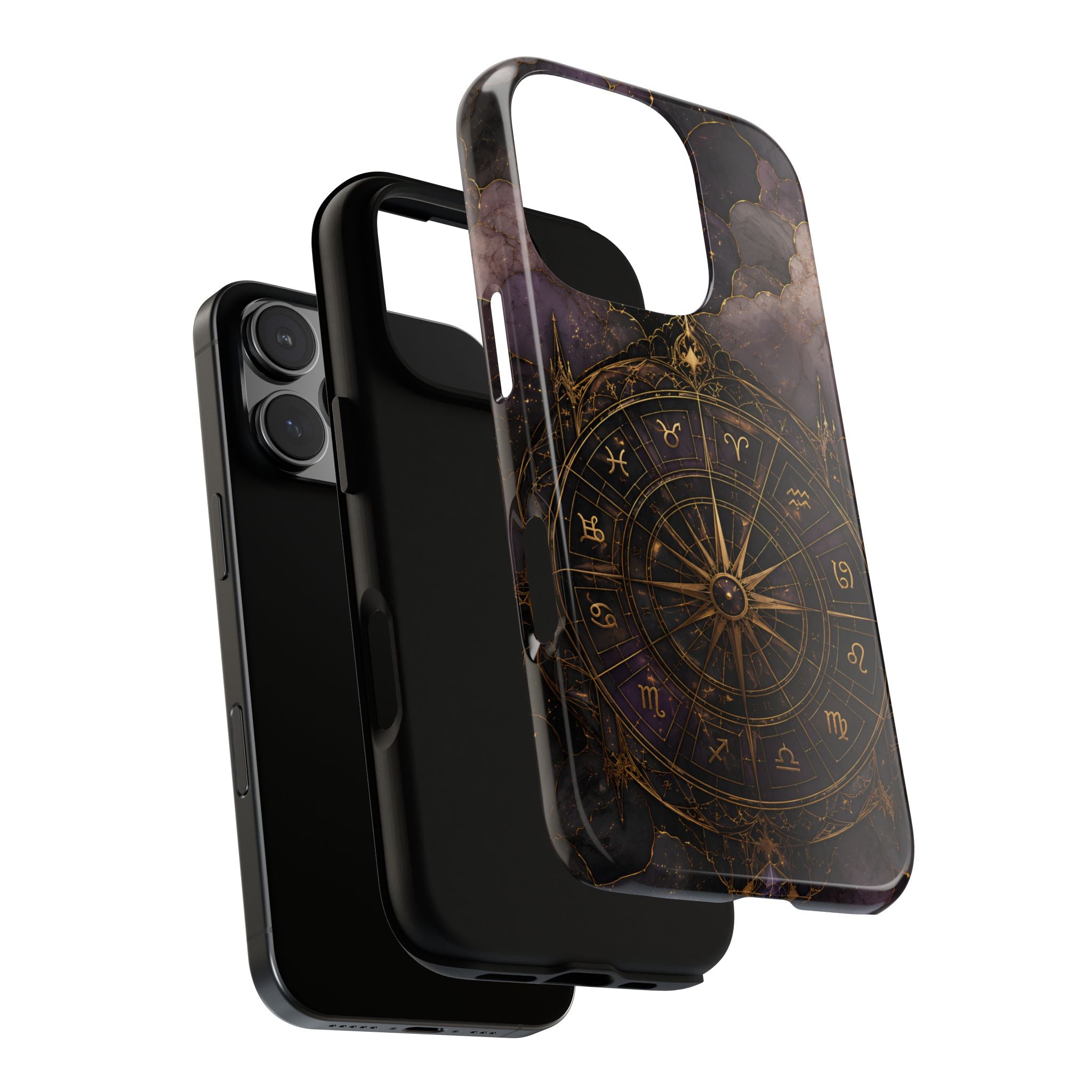 Vintage Astrology Compass iPhone Case | Celestial Zodiac iPhone Case