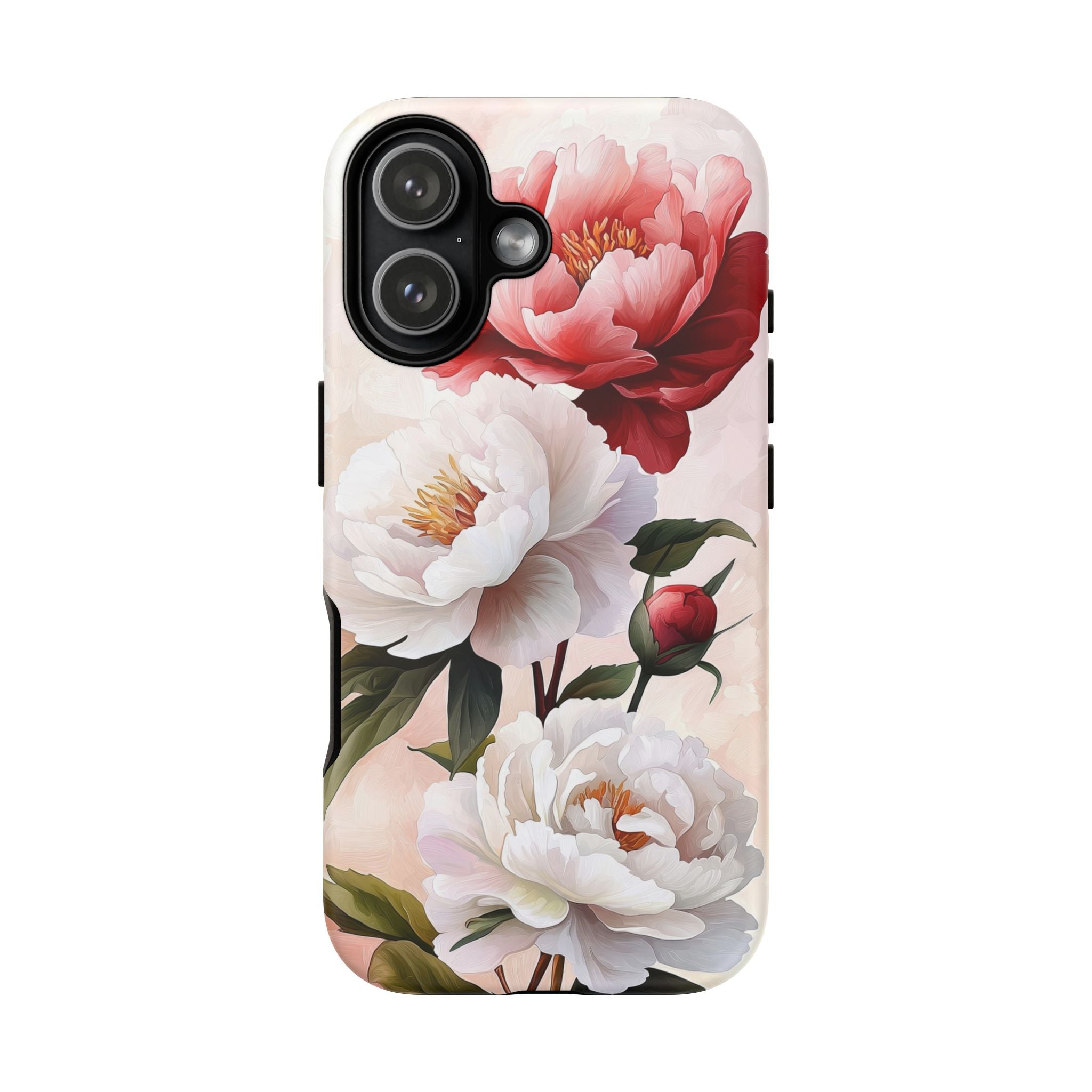 Floral Peony Tough iPhone Case