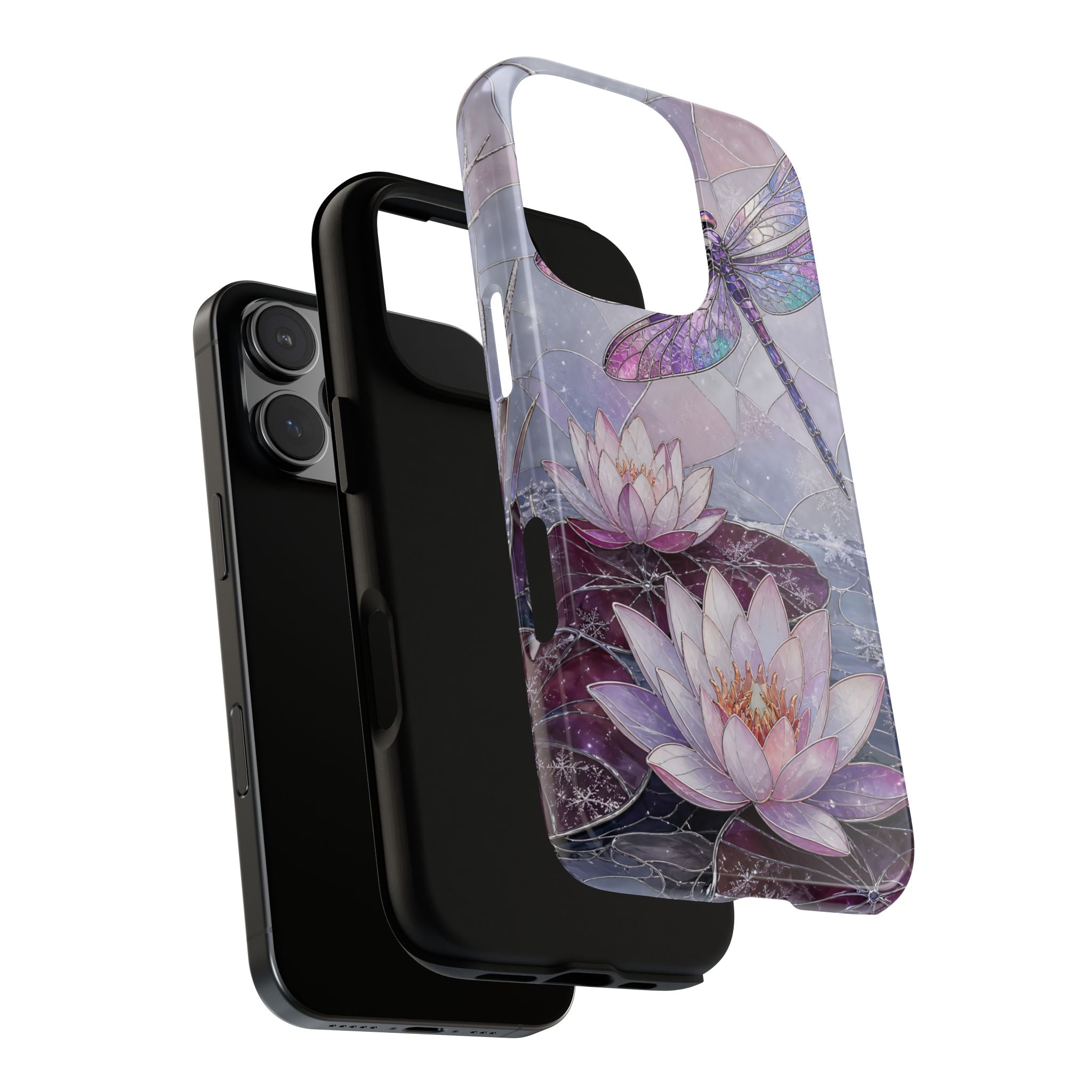 Dragonfly iPhone Case | Lotus Flower iPhone Case