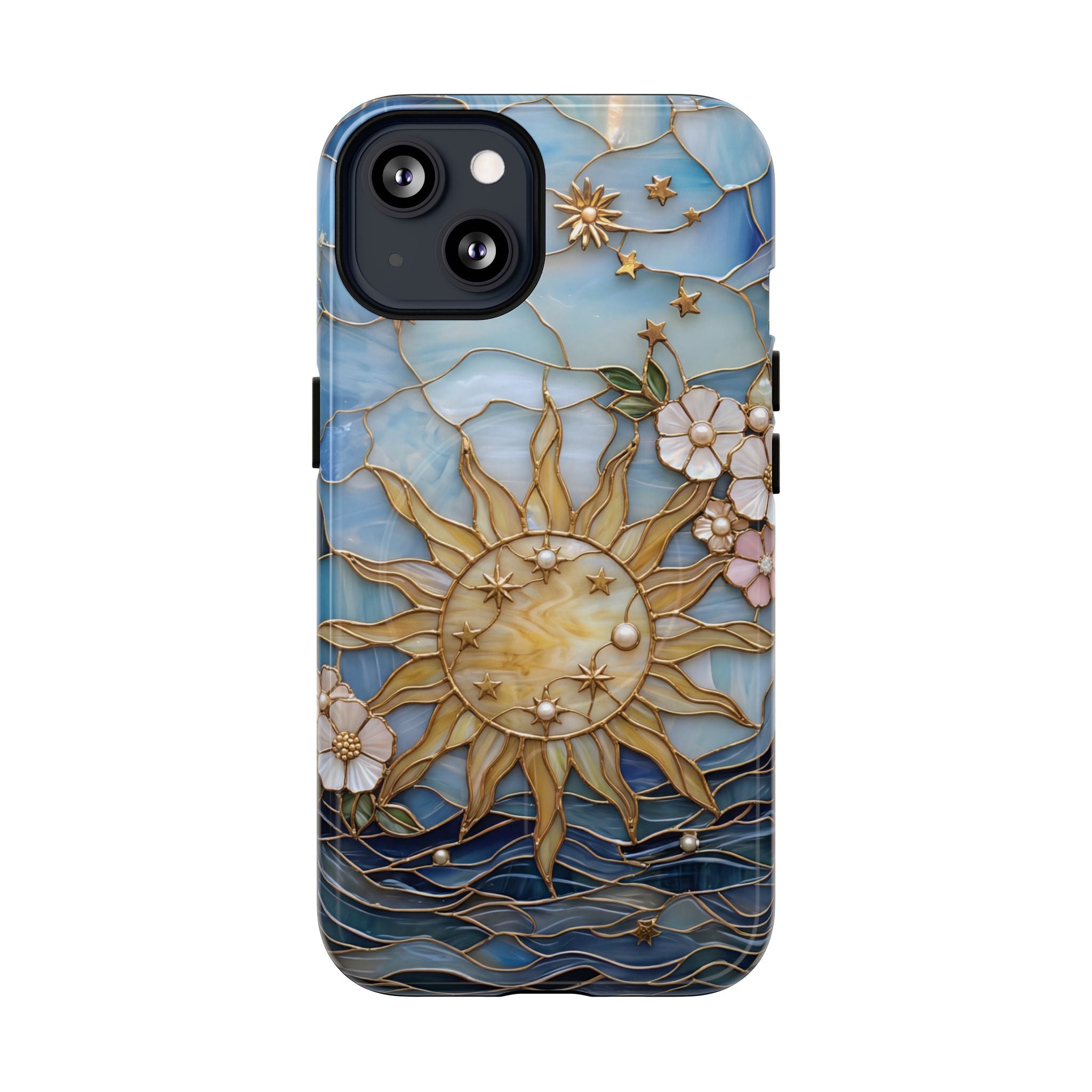 Stained Glass Sun & Sea MagSafe iPhone Case