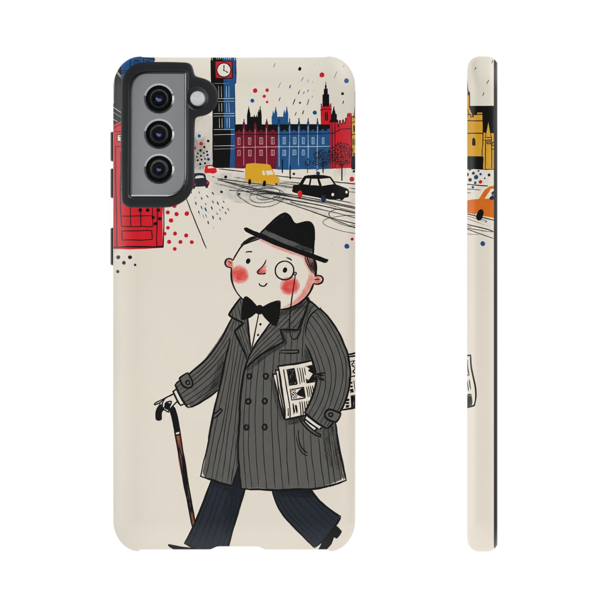 Detective in London Samsung Galaxy Phone Case