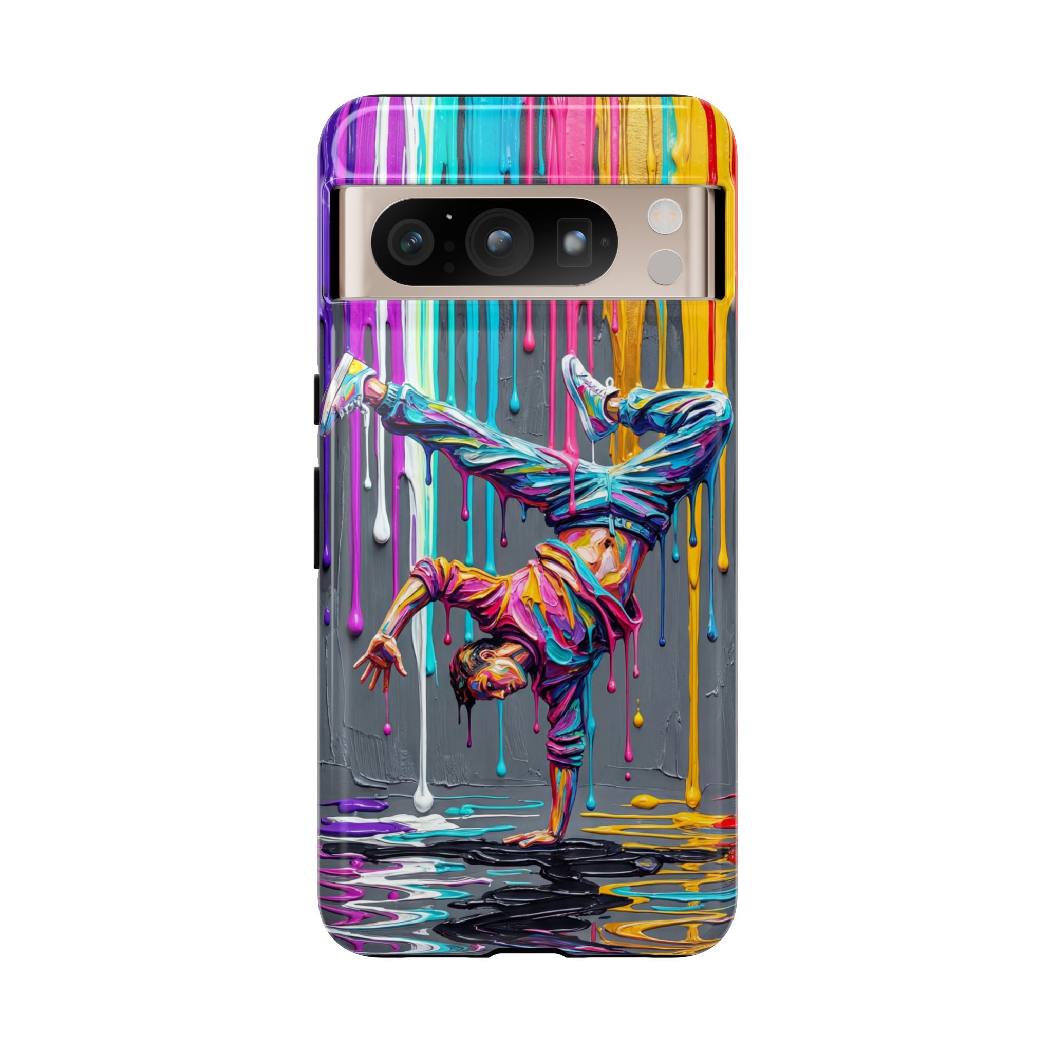 Colorful Breakdancer Graffiti Tough Google Pixel Phone Case