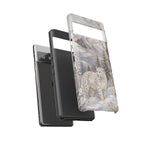 Snow Leopard Google Pixel Phone Case | Winter Wildlife iPhone Case