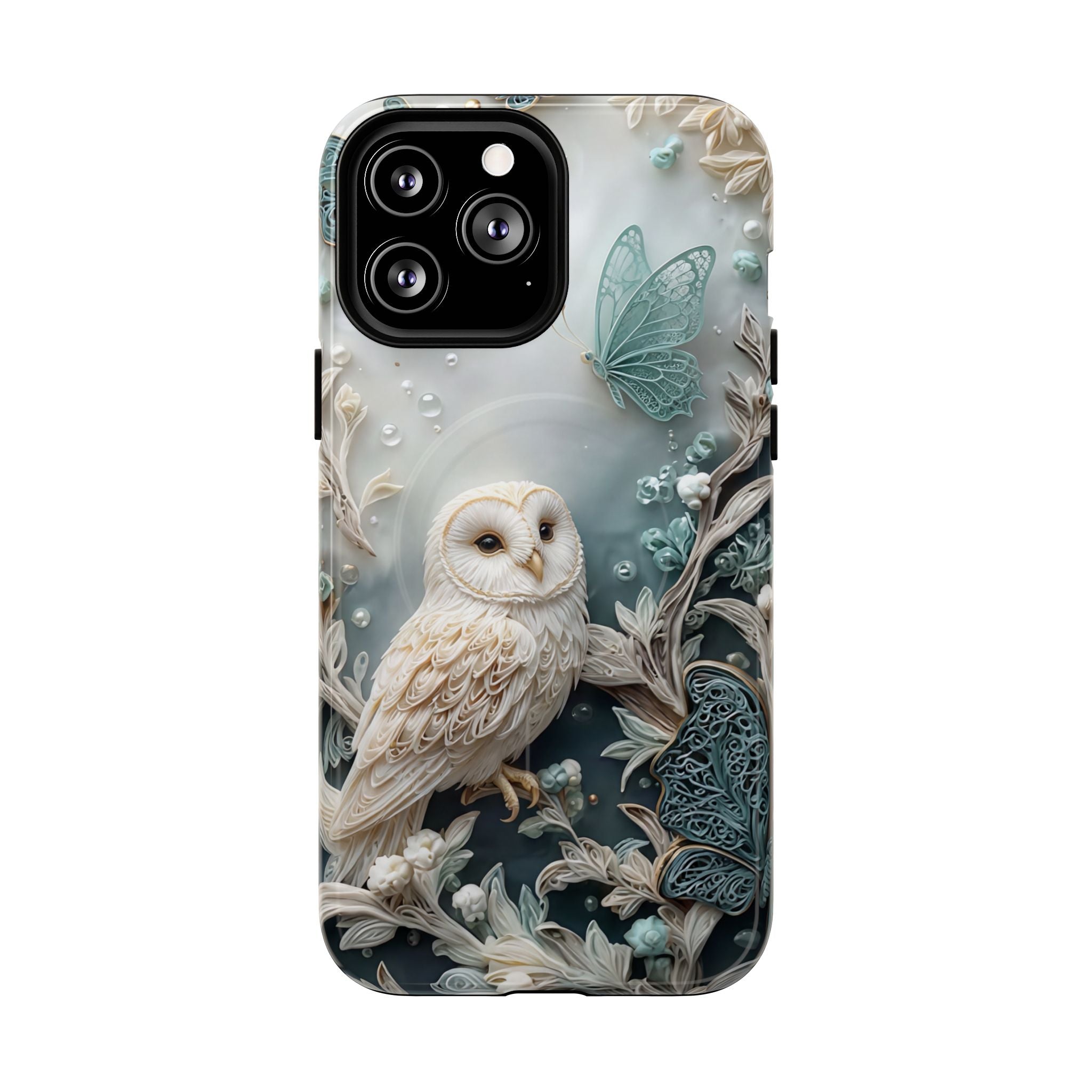 Barn Owl Floral MagSafe Phone Case