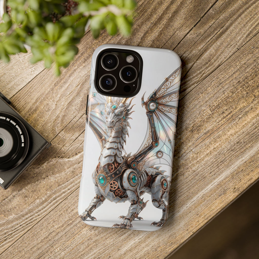 Steampunk Mechanical Dragon iPhone Case — Fantasy Armor Protective Cover