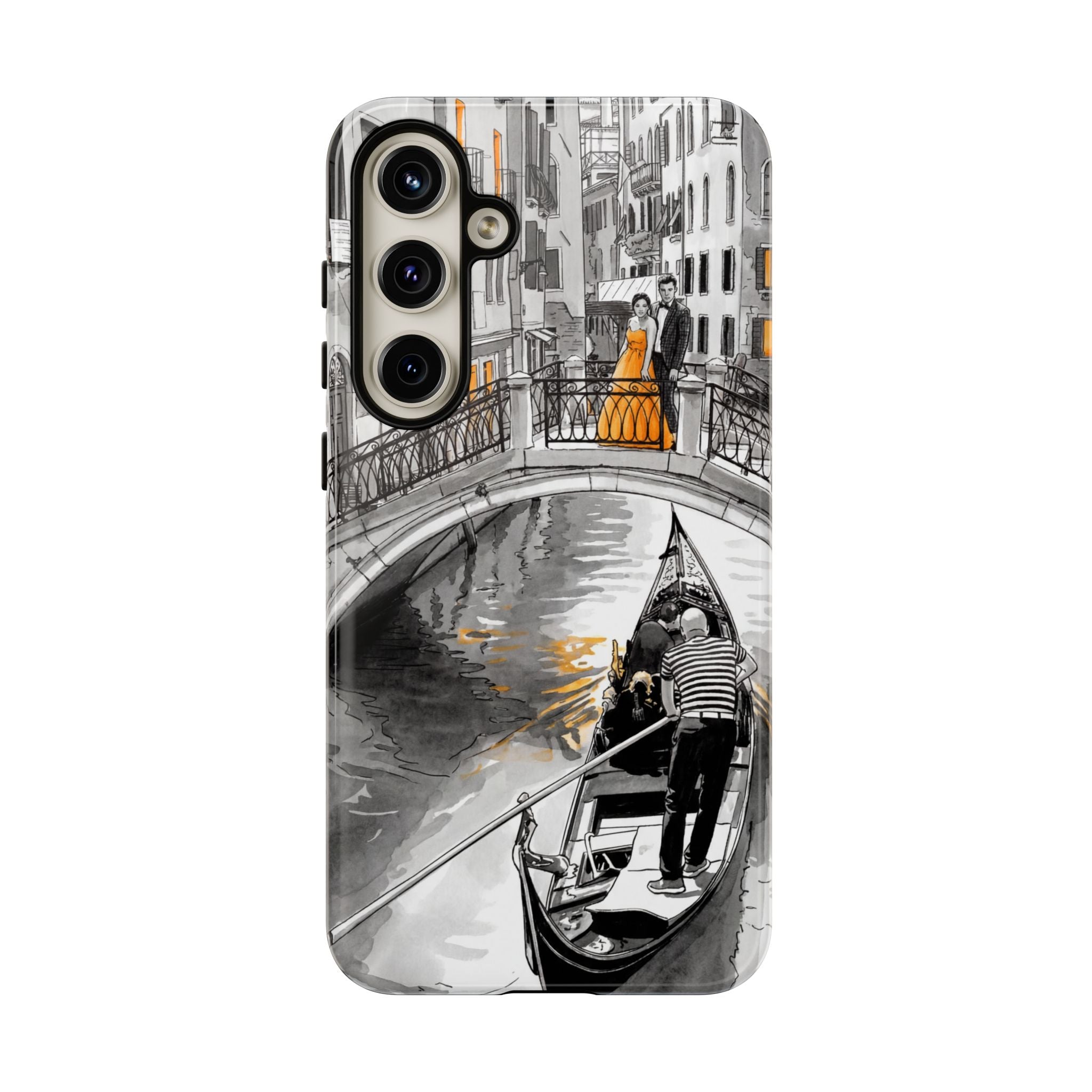 Venice Gondola Samsung Galaxy Case | Romantic Canal Scene Protective Case