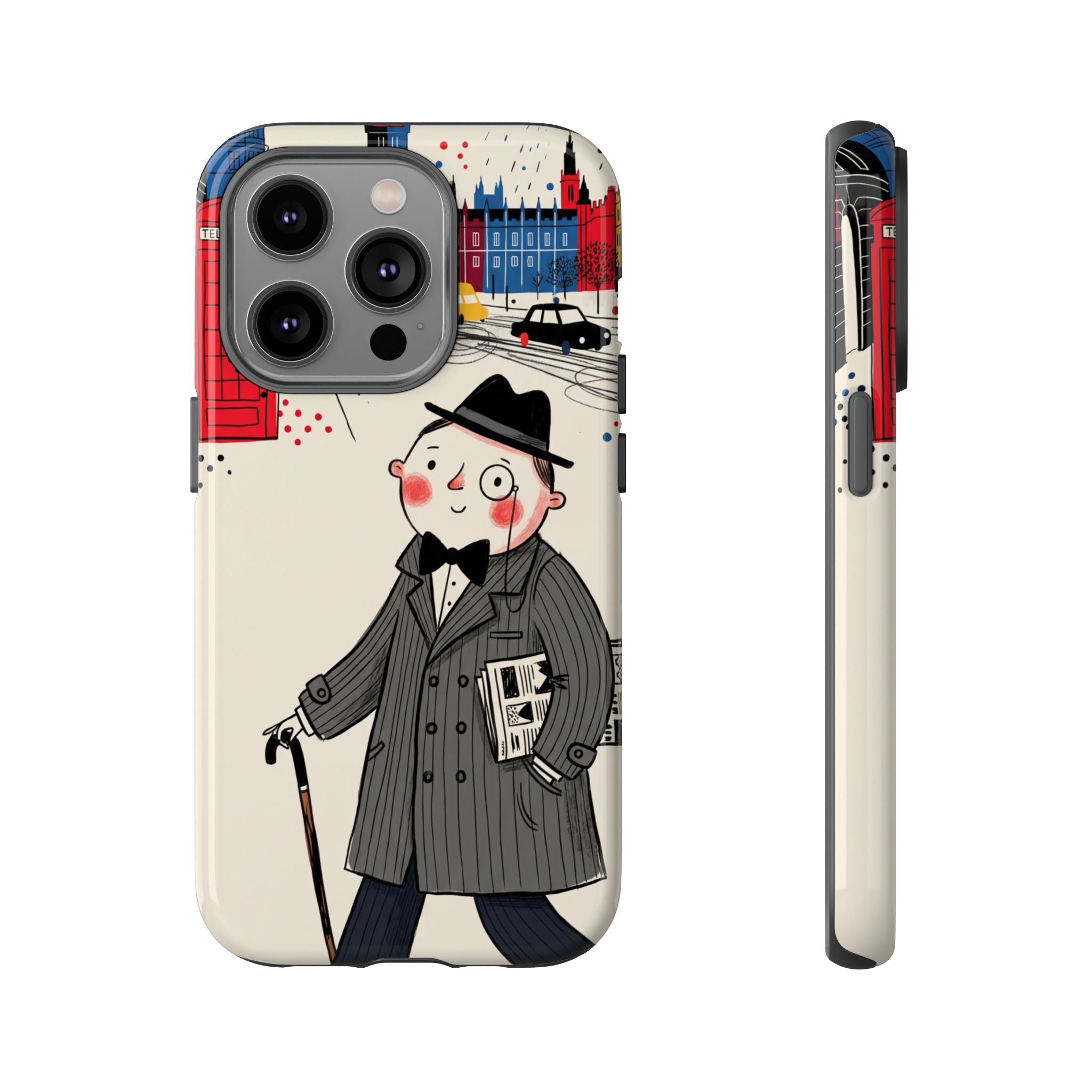 Detective in London iPhone Case