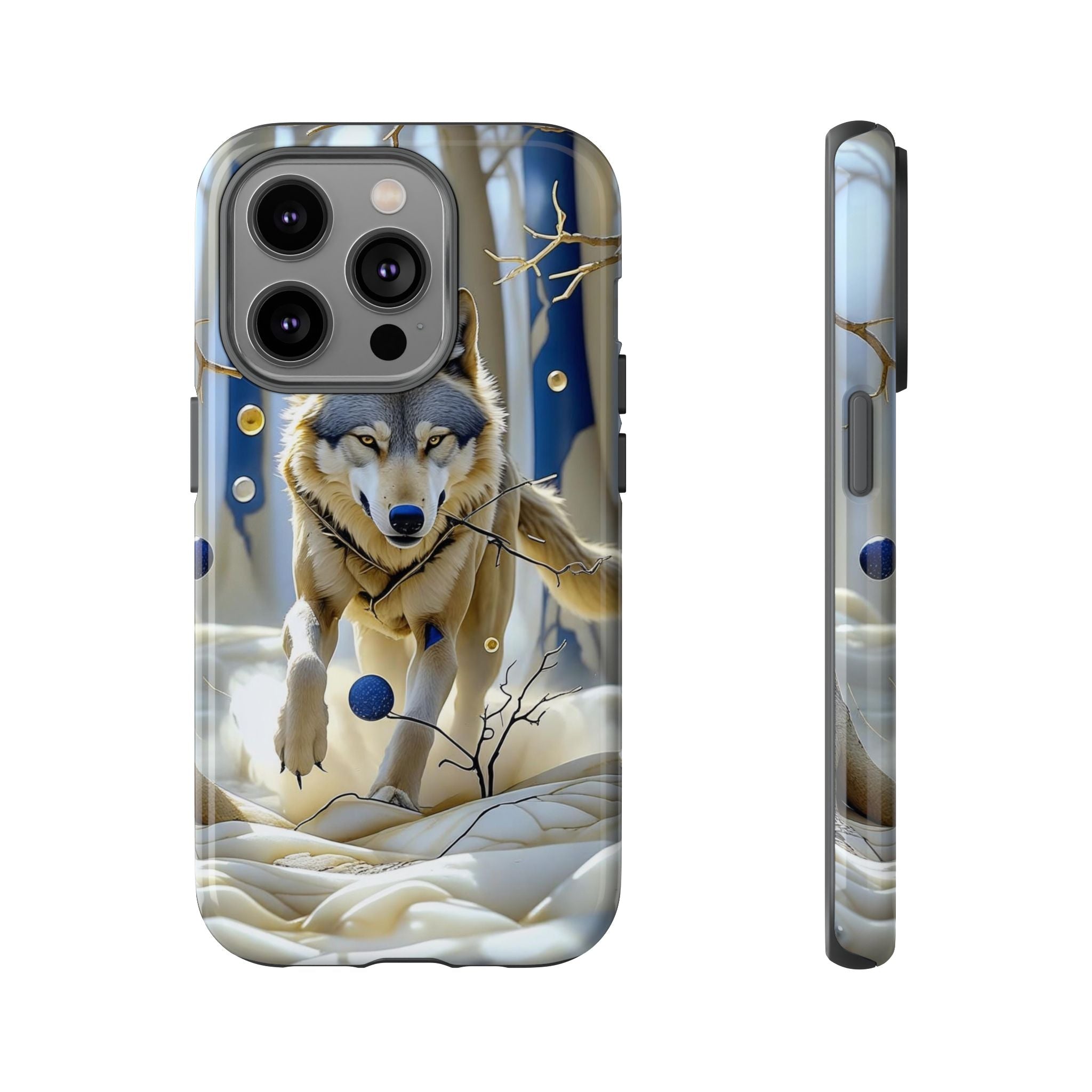 Wolf in Snow iPhone Case — Rugged Wildlife