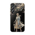 Vintage Chic Samsung Galaxy Phone Case | Stylish Woman Illustration