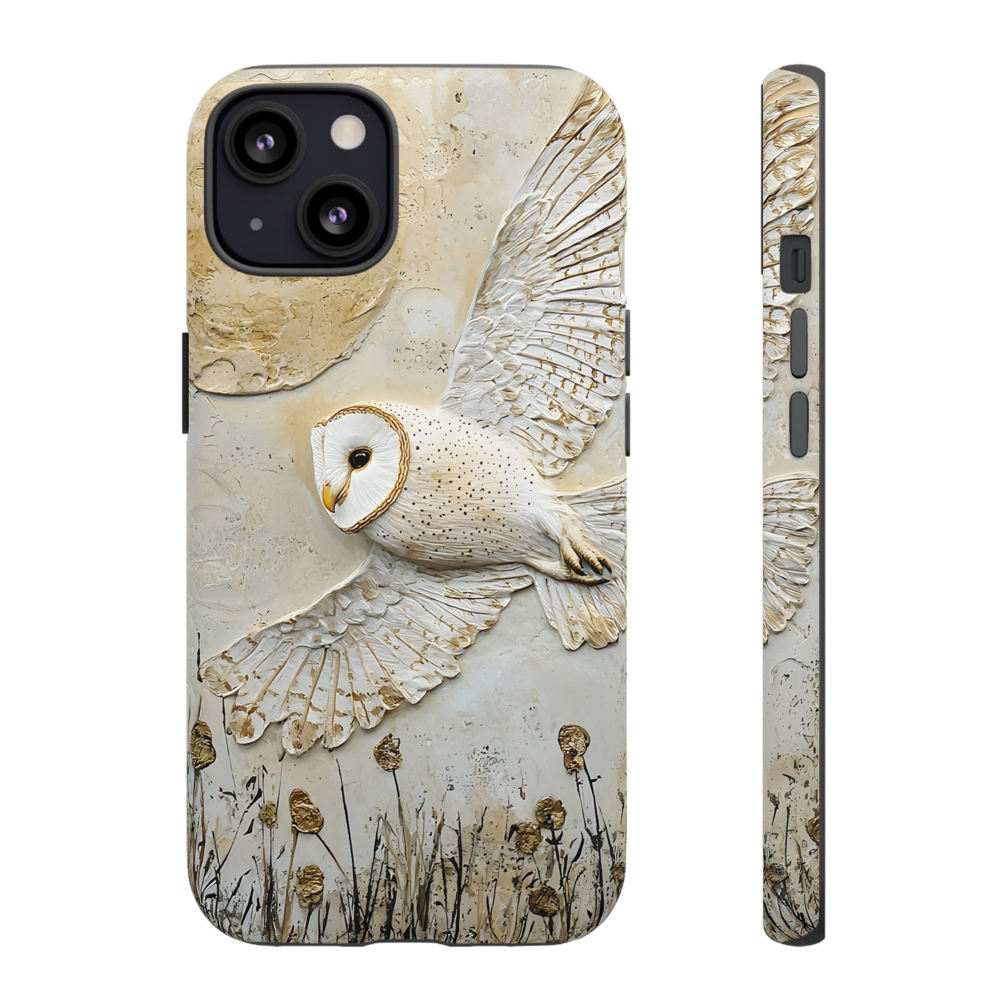 Barn Owl iPhone Case — Elegant Flying Owl Wildlife