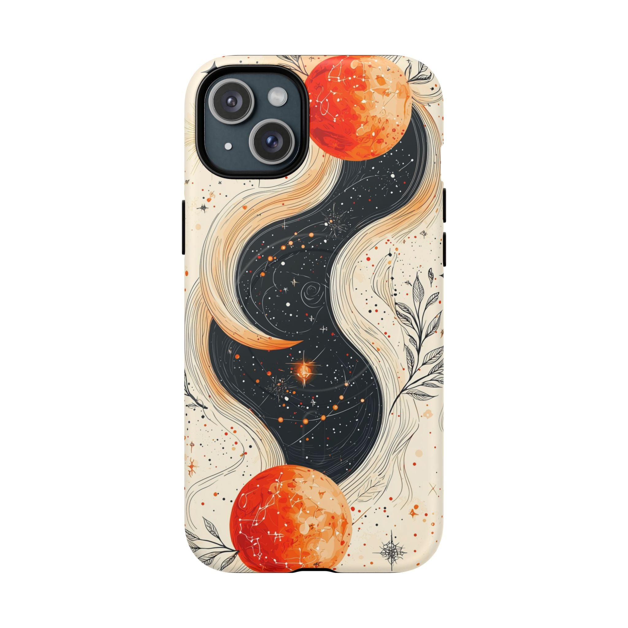 Custodia Astrology Galaxy MagSafe per iPhone | Red Moon Celestial