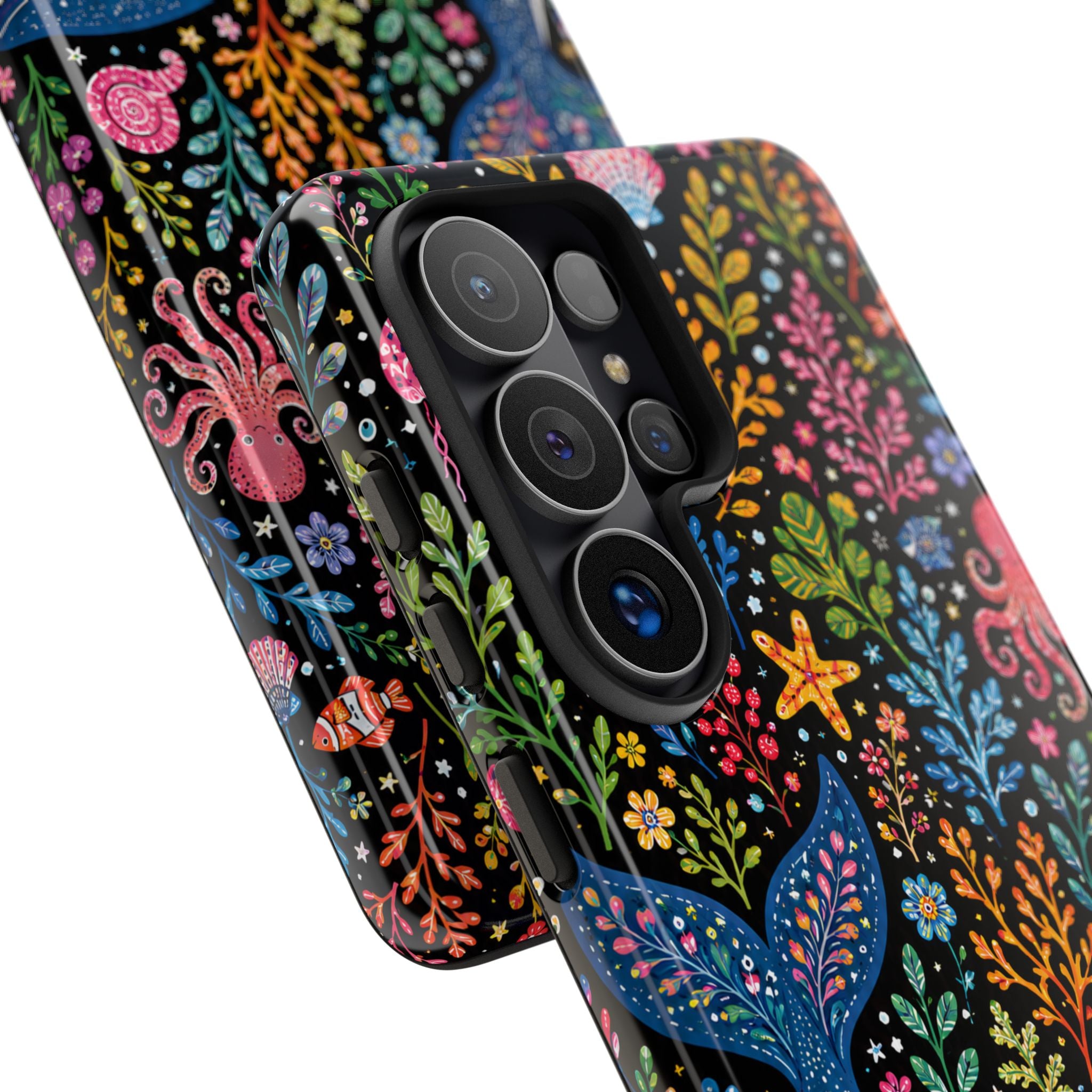 Whimsical Whale Tough Samsung Galaxy Phone Case