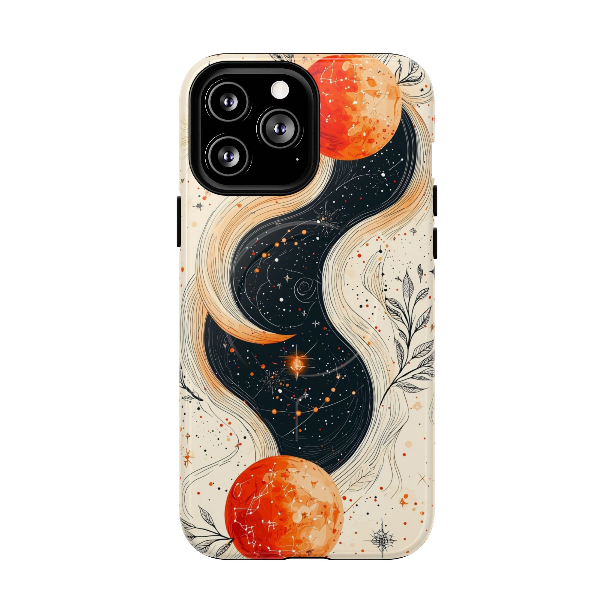 Custodia Astrology Galaxy MagSafe per iPhone | Red Moon Celestial