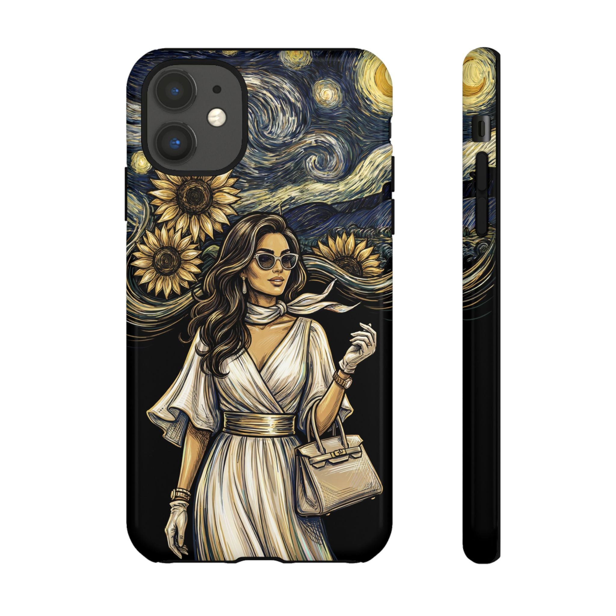 Van Gogh Night Sunflowers iPhone Case | Chic Woman Art