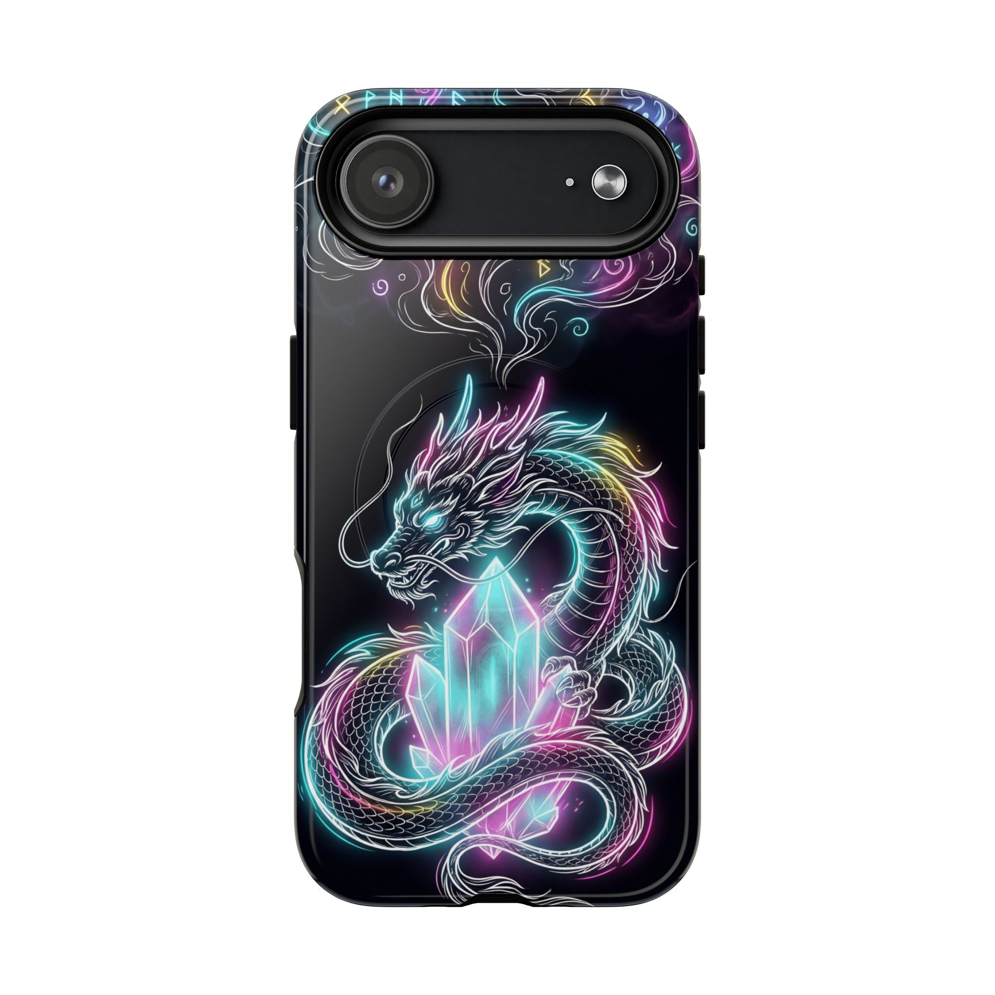 Neon Loong Crystal MagSafe iPhone Case
