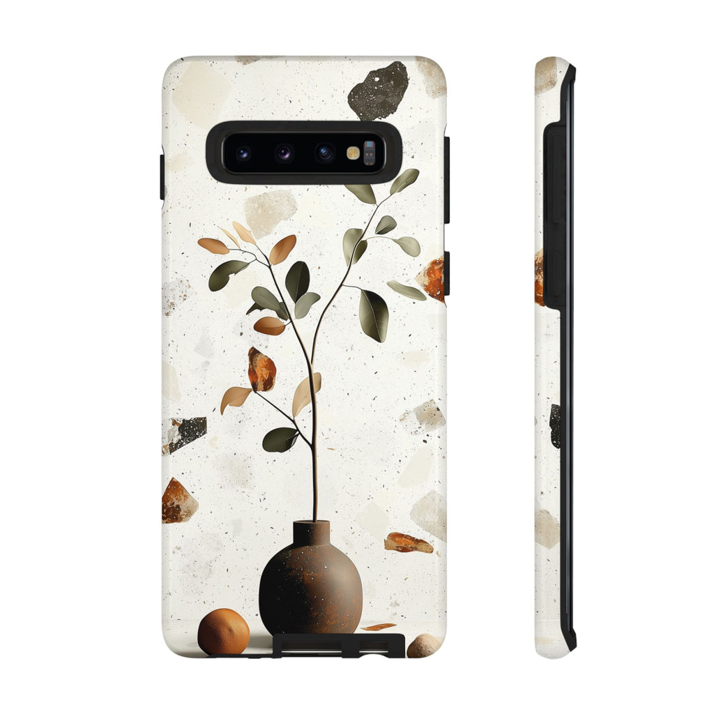 Floral Terrazzo Samsung Galaxy Case | Minimal Vase Botanical