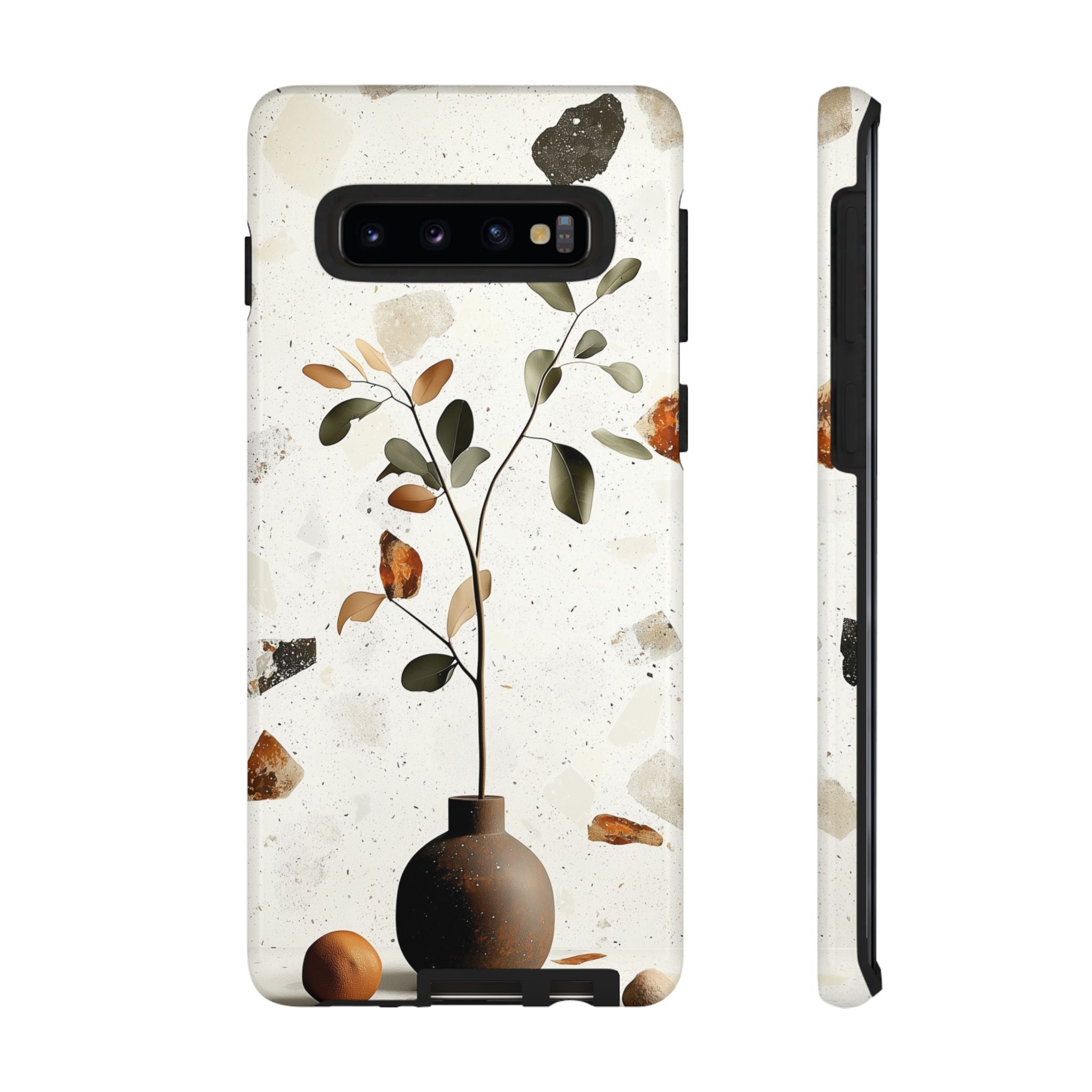 Floral Terrazzo Samsung Galaxy Case | Minimal Vase Botanical