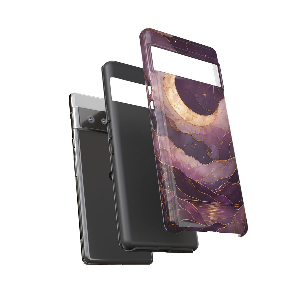 Moon Phone Google Pixel Case | Celestial Night Sky Phone Case