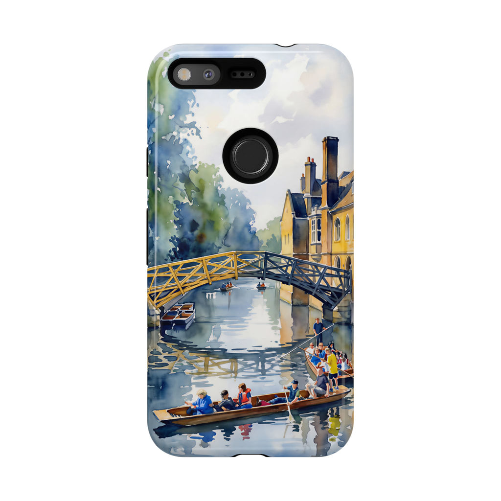 British Heritage Google Pixel Phone Case | Cambridge Mathematical Bridge