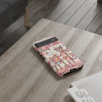 Artistic Cat Google Pixel Phone Case | Painter Kitty Illustration Tough Case