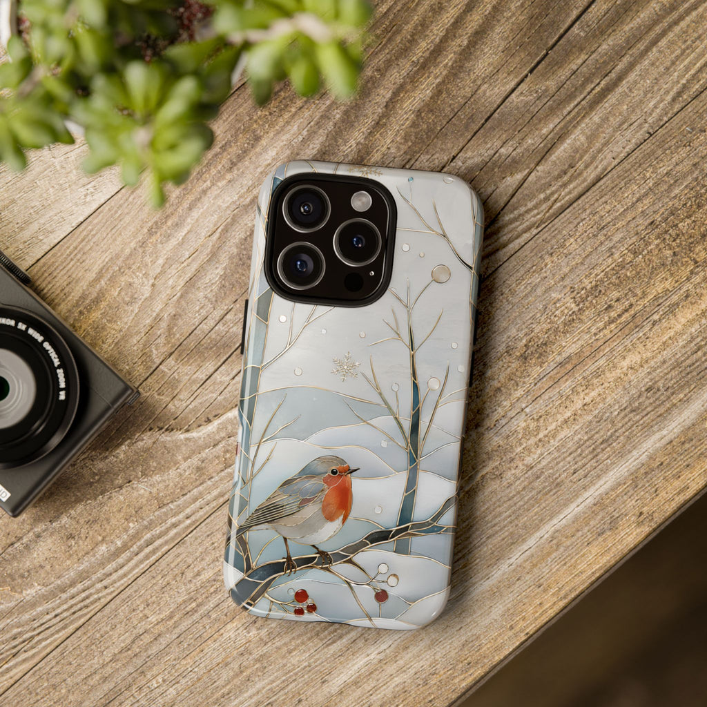 Robin iPhone Case | Winter Bird iPhone Case