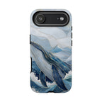 Blue Whale iPhone Case | Ocean Wave iPhone Case