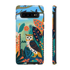 Botanical Forest Colourful Owl Samsung Galaxy Phone Case