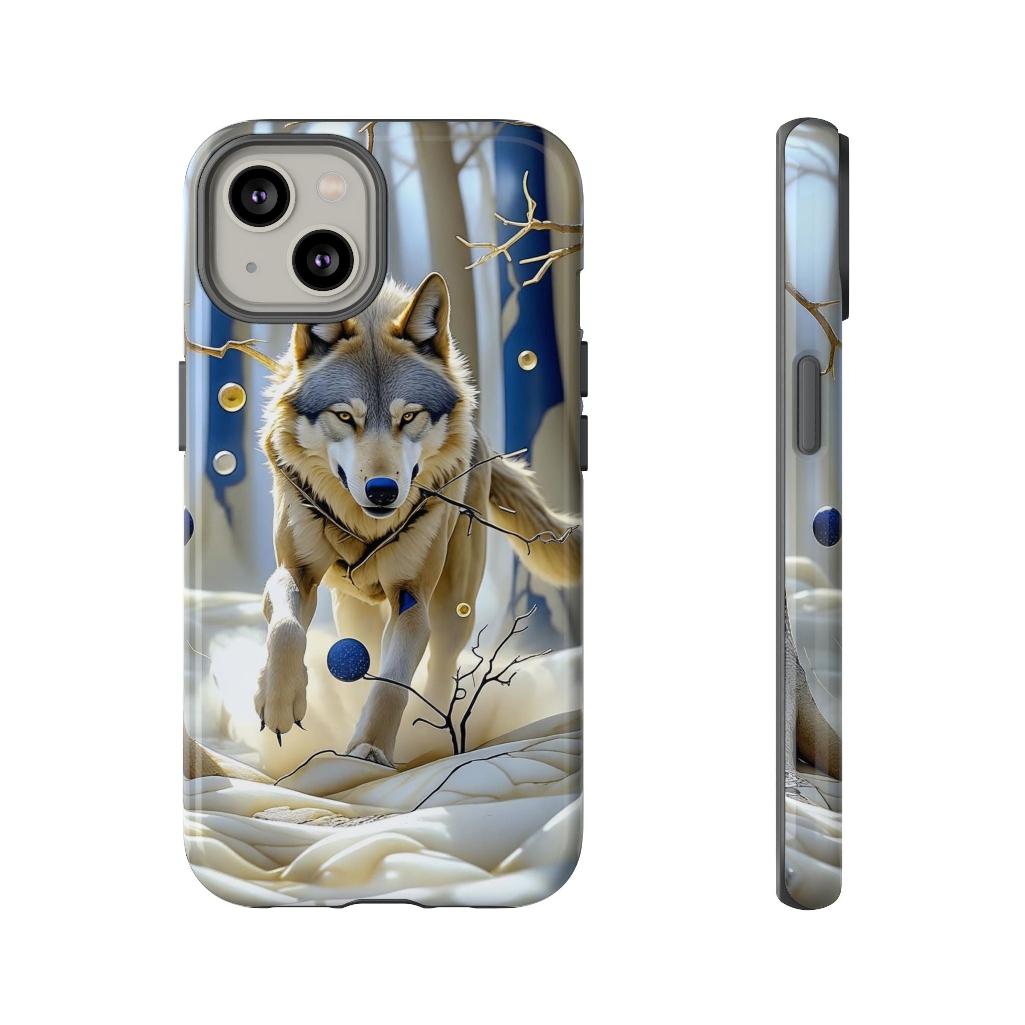 Wolf in Snow iPhone Case — Rugged Wildlife