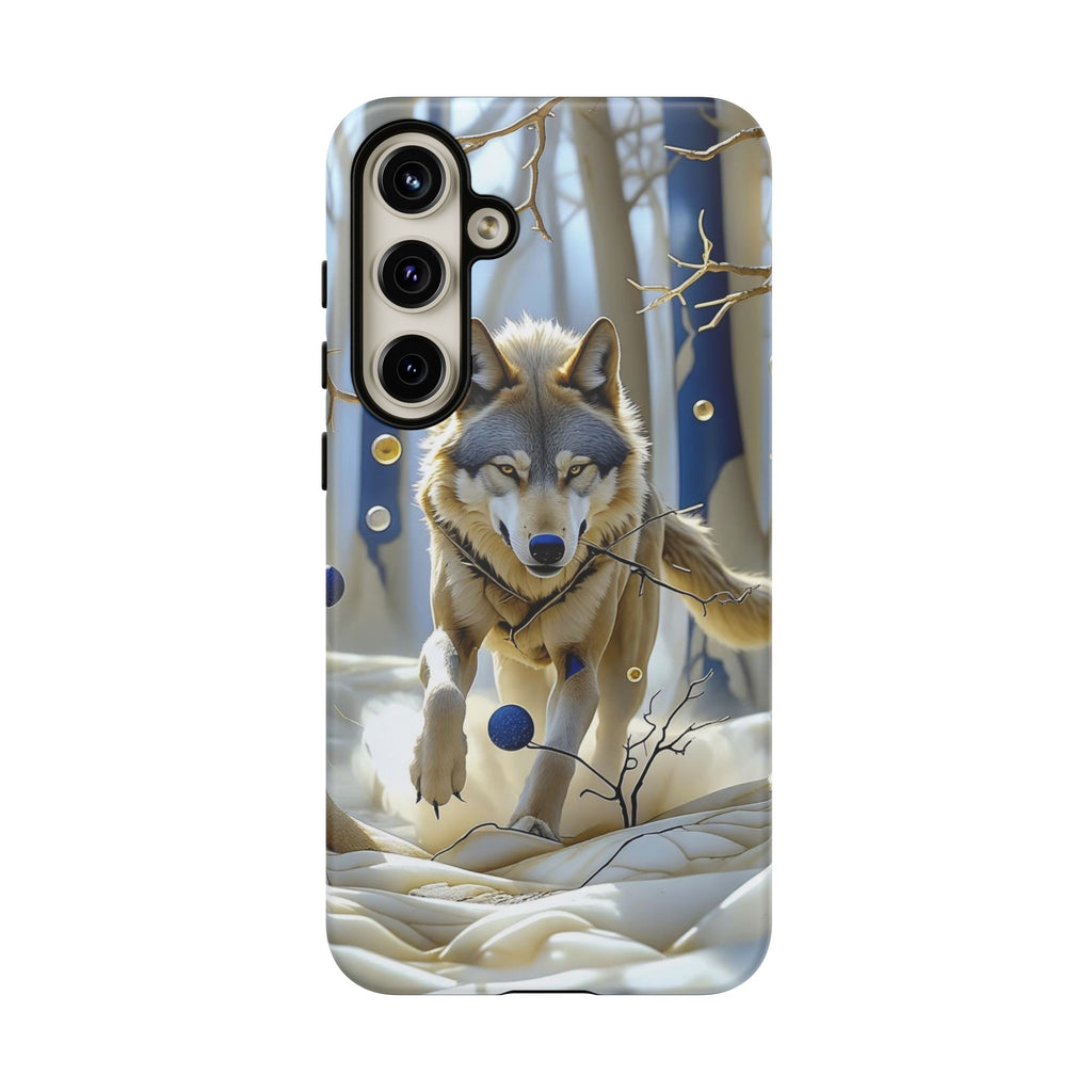 Wolf in Snow Samsung Galaxy Case — Rugged Wildlife