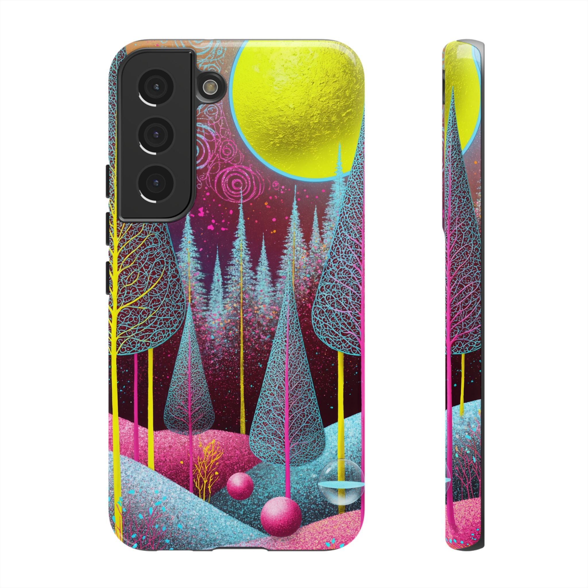 Neon Dreamscape Forest Samsung Galaxy Case