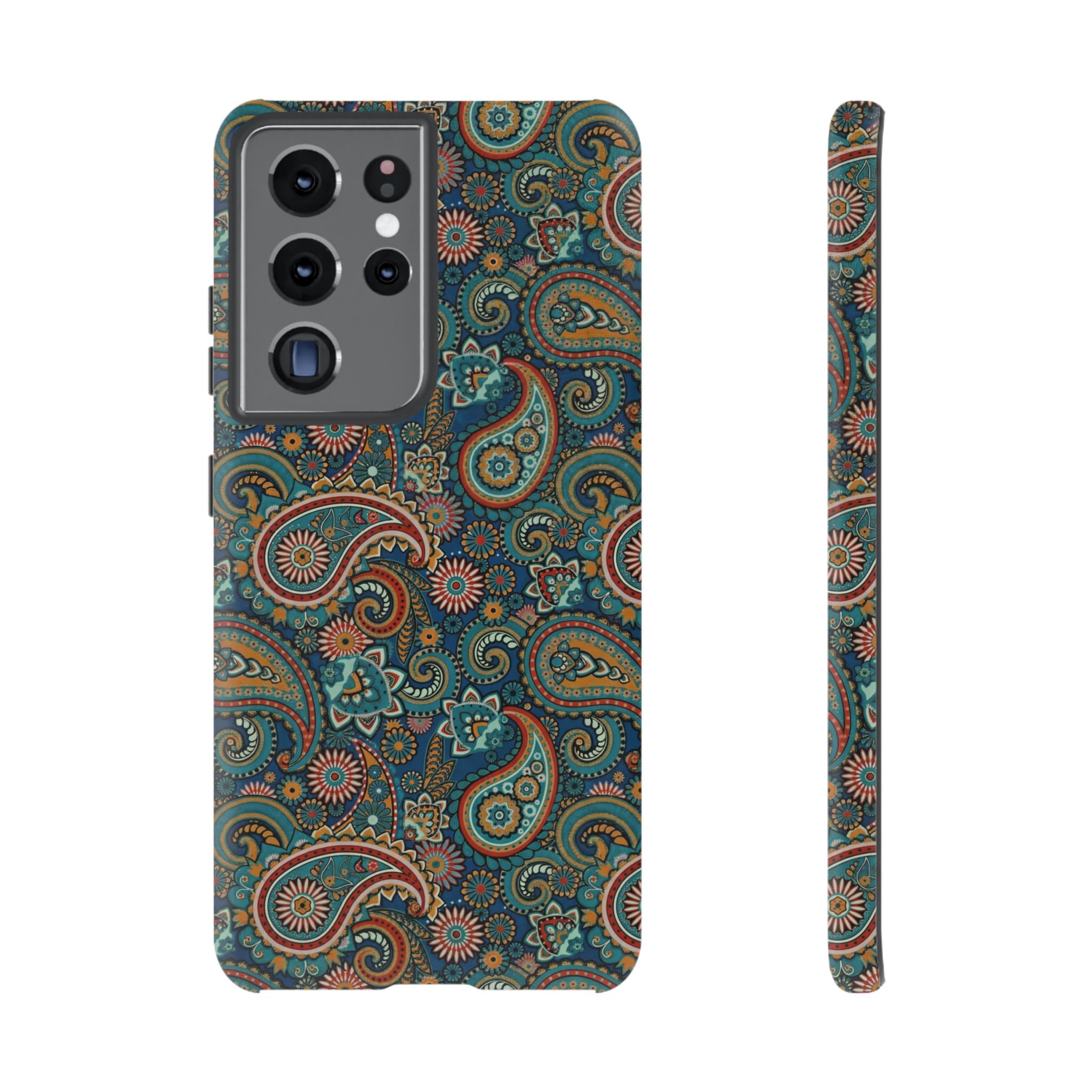 Batik Vibrant Paisley Protective Tough Samsung Galaxy Case