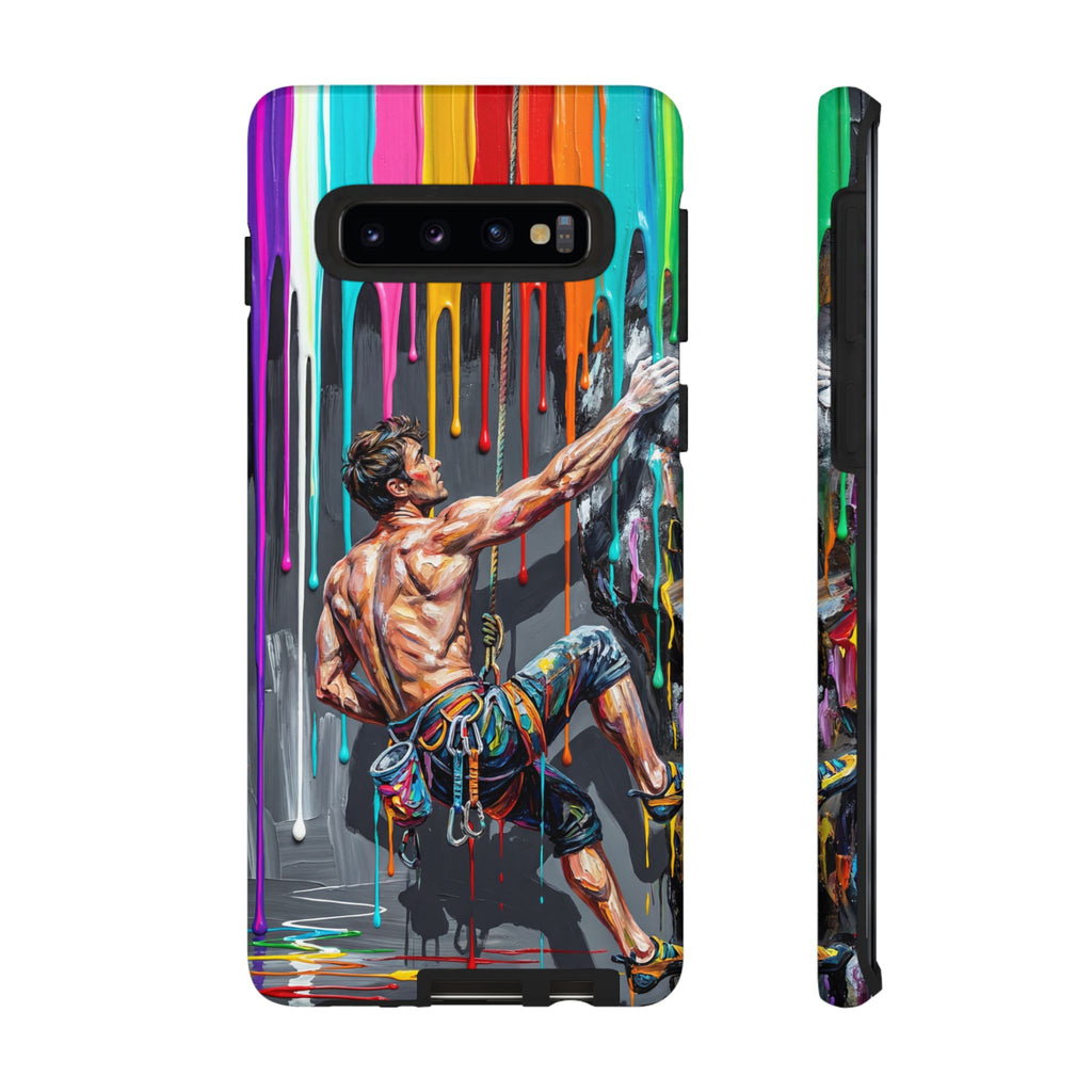 Colourful Rock Climber Art Protective Samsung Galaxy Phone Case
