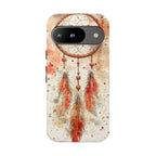 Dreamcatcher Tough Google Pixel Case | Watercolour Feather