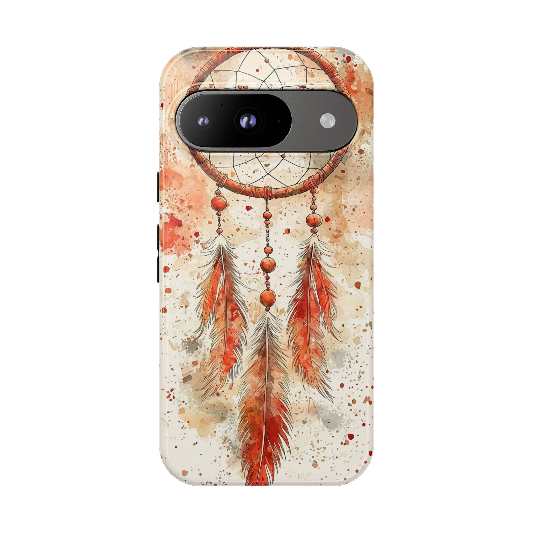 Dreamcatcher Tough Google Pixel Case | Watercolour Feather