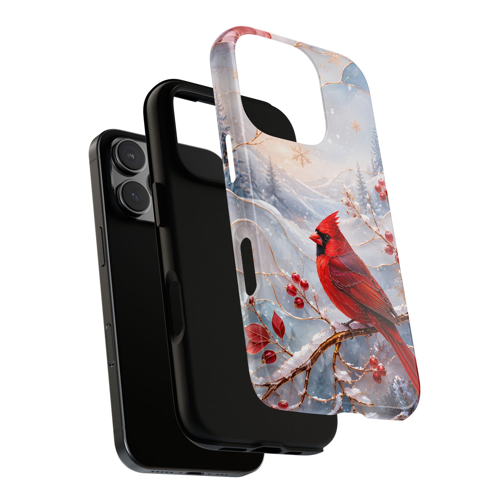 Cardinal iPhone Case | Winter Bird iPhone Case