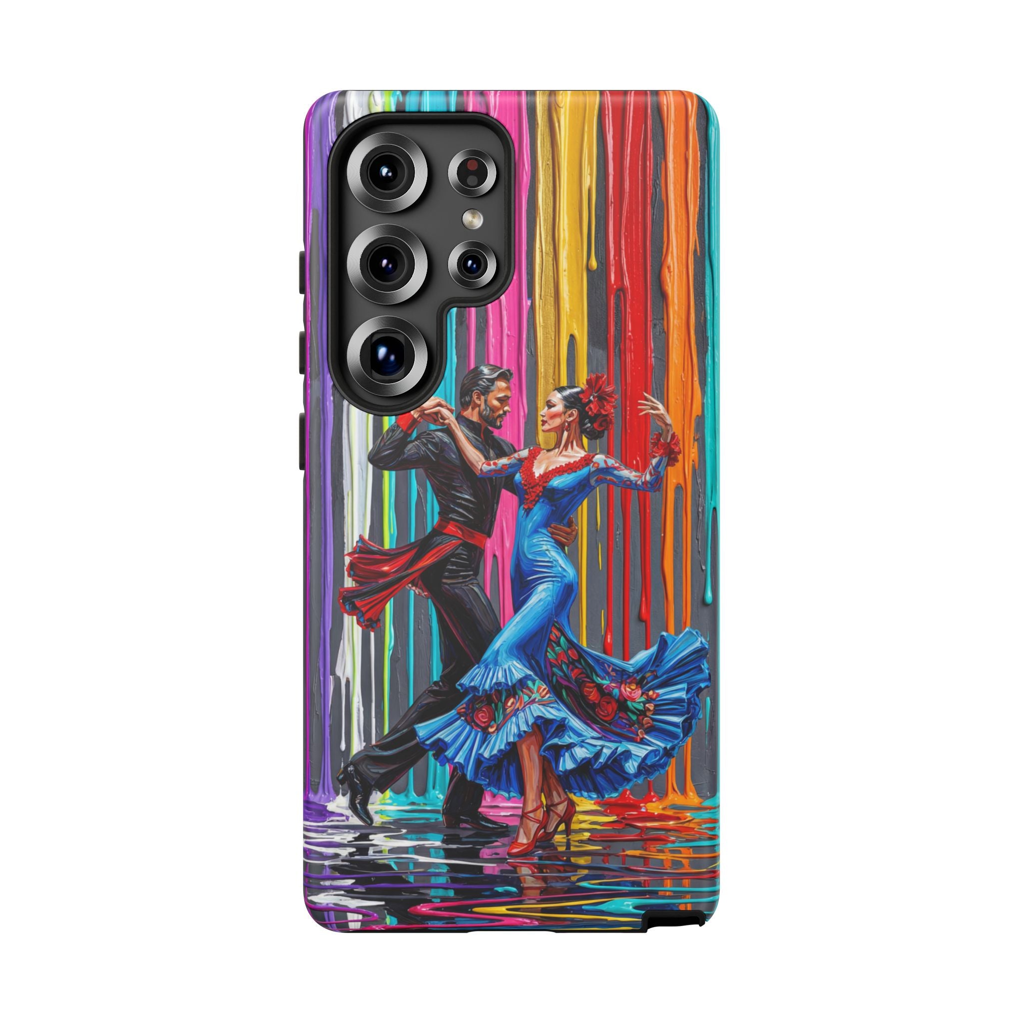 Colorful Tango Samsung Galaxy Phone Case | Vibrant Dancing Couple Art Protection