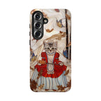 Custodia per Samsung Galaxy con motivo principessa gatto vintage