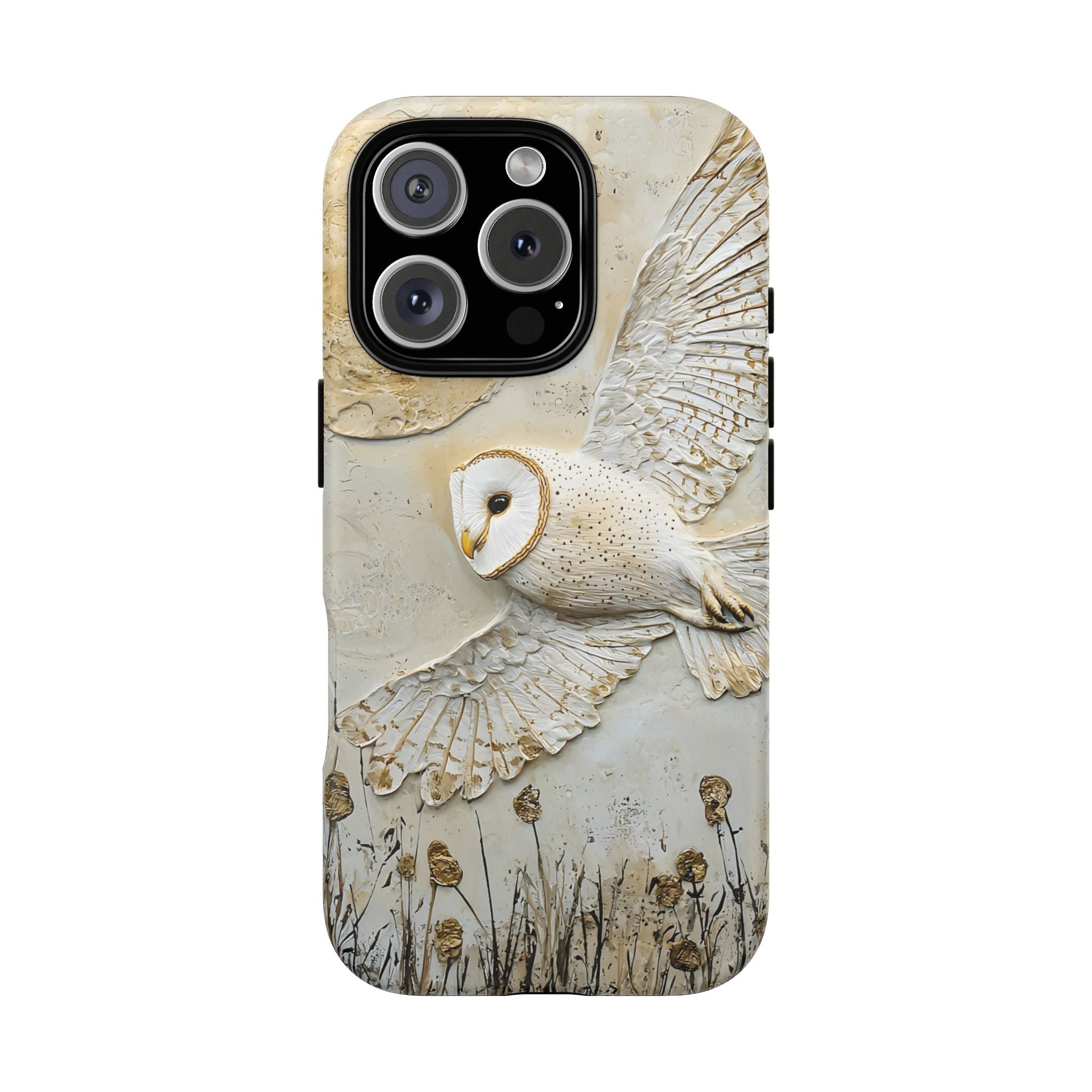 Barn Owl iPhone Case — Elegant Flying Owl Wildlife