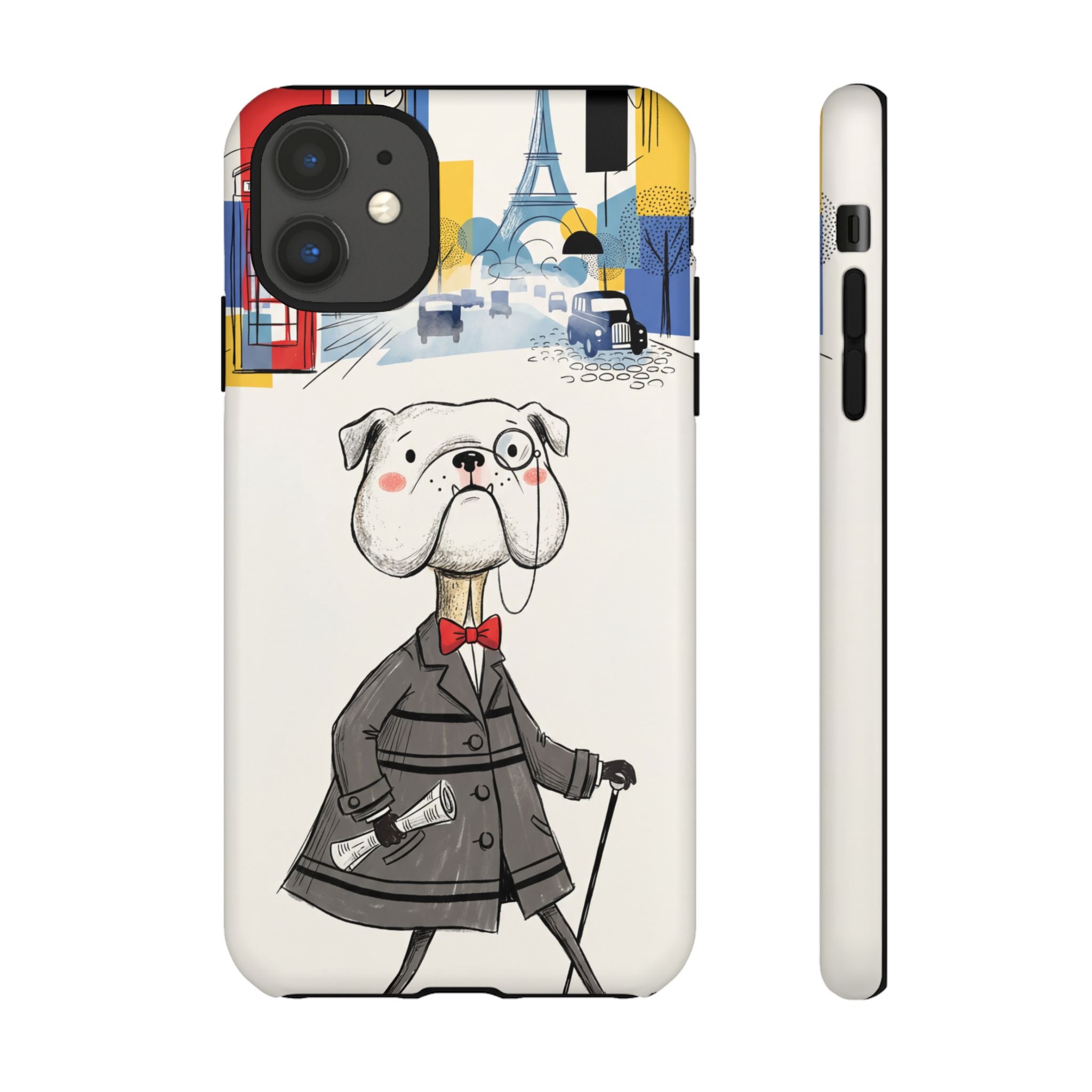 Vintage Dapper Gentleman Bulldog iPhone Case
