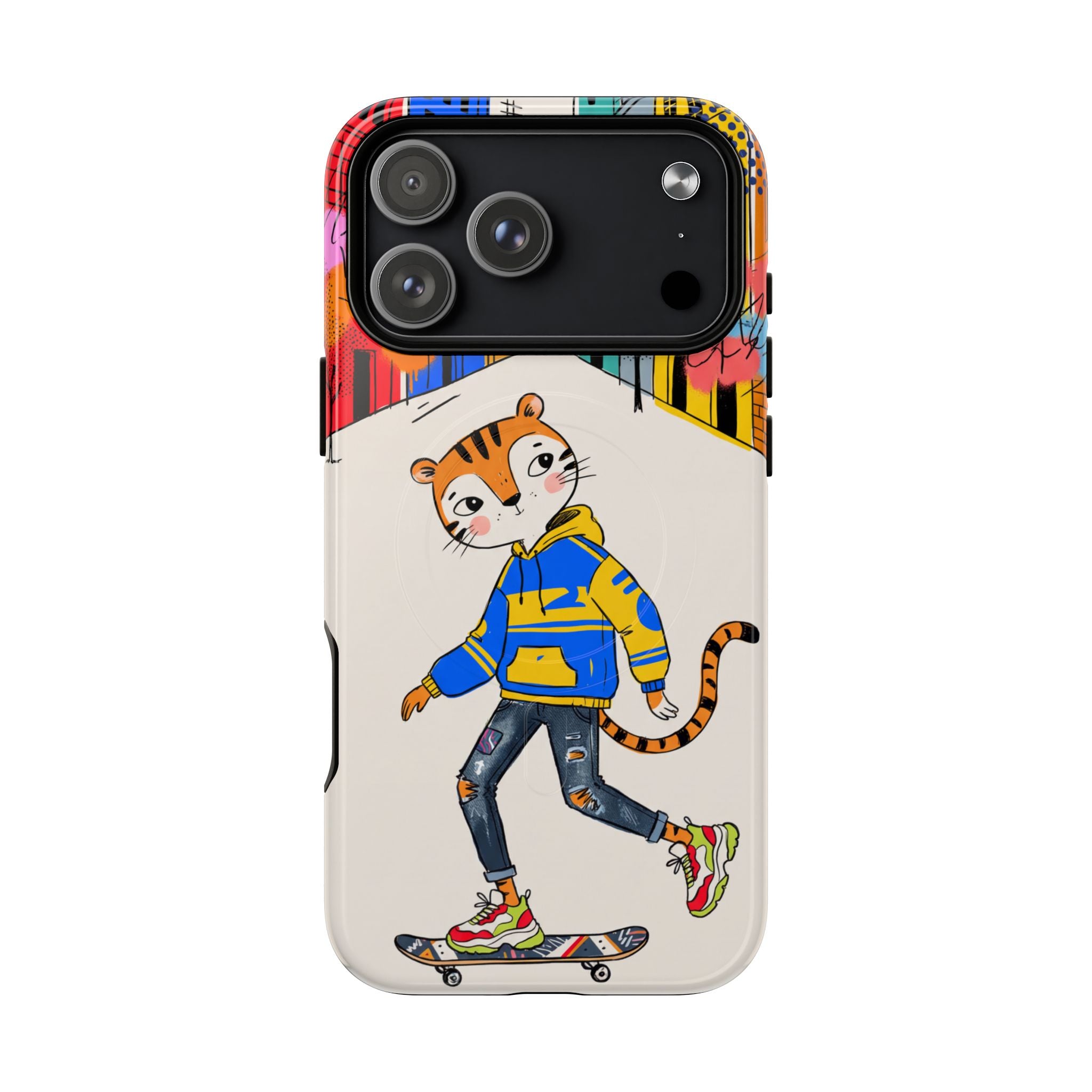 Skater Tiger MagSafe iPhone Case