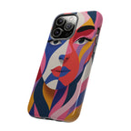 Abstract Colourful Face iPhone Case | Vibrant Pop Art
