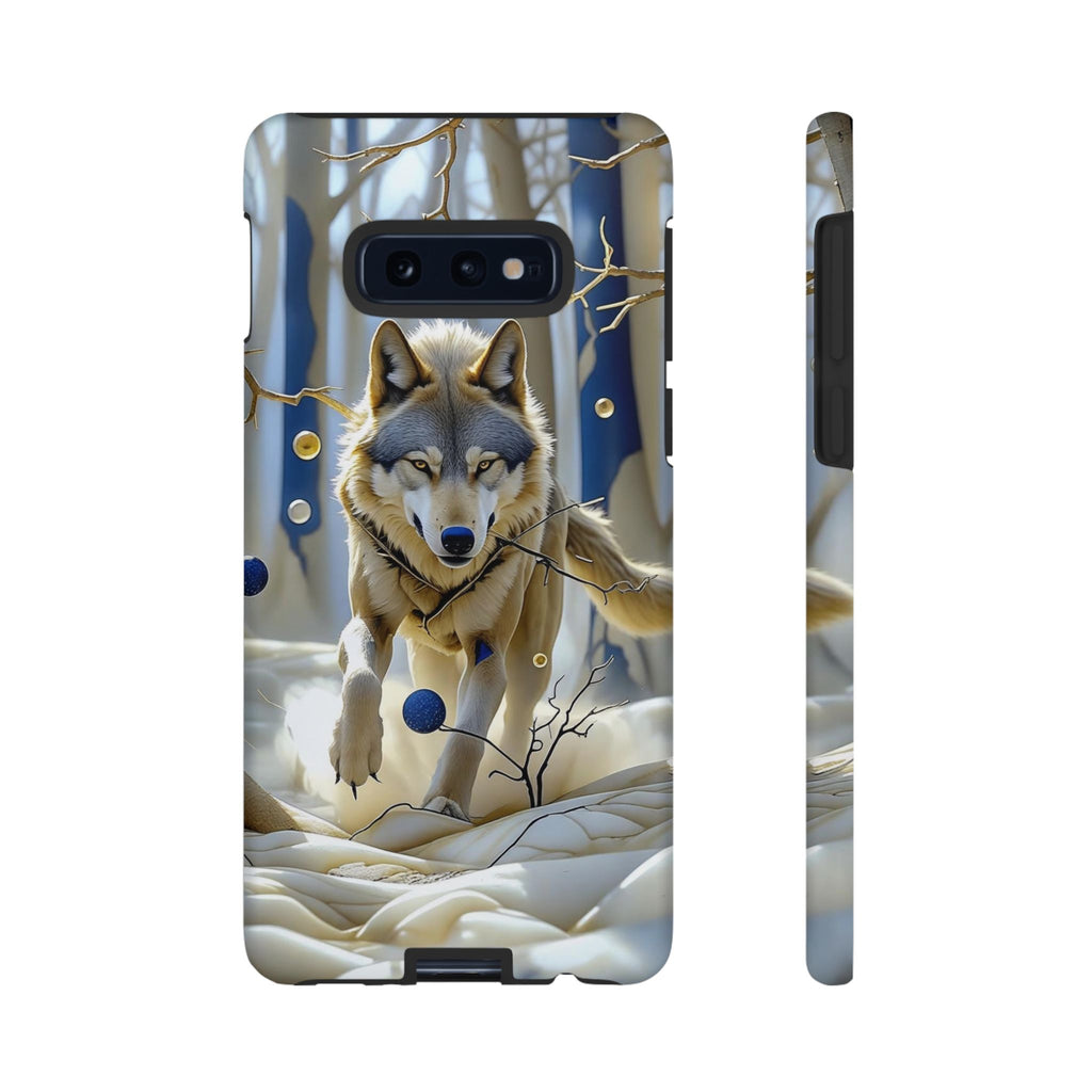 Wolf in Snow Samsung Galaxy Case — Rugged Wildlife