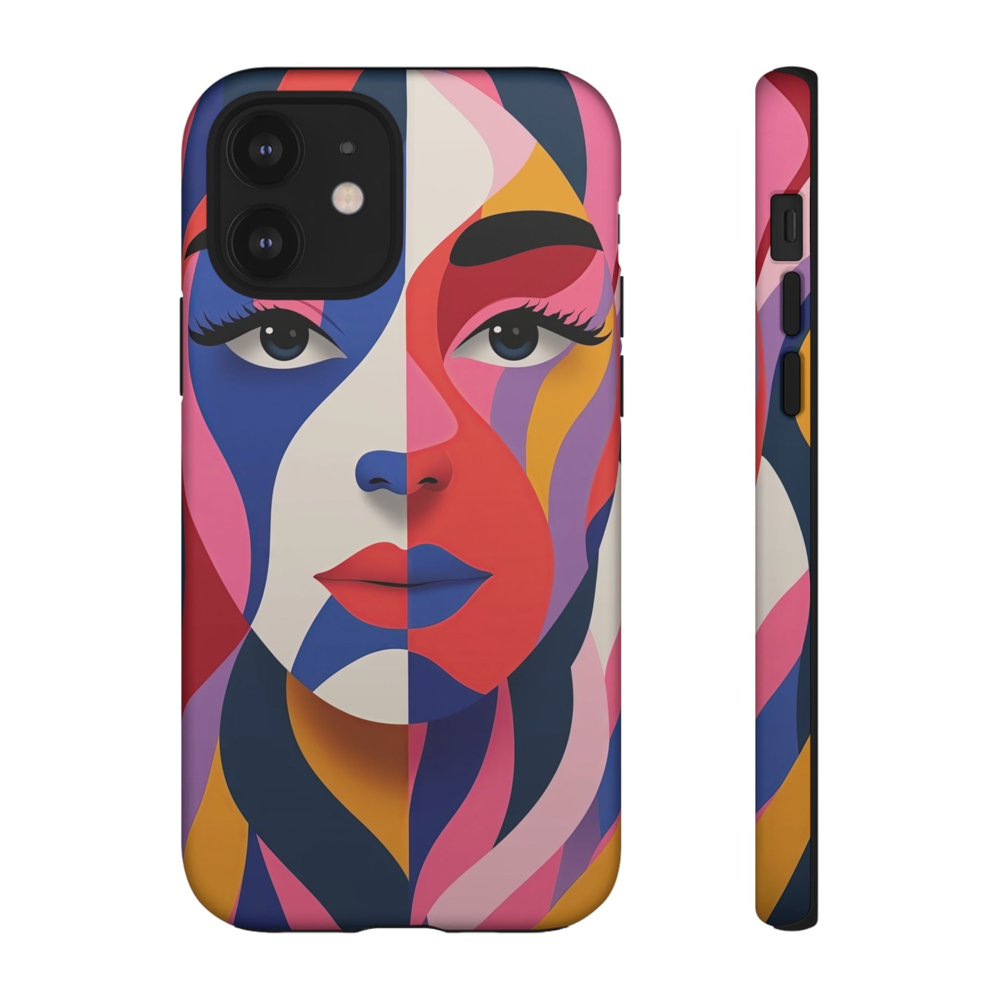Abstract Colourful Face iPhone Case | Vibrant Pop Art