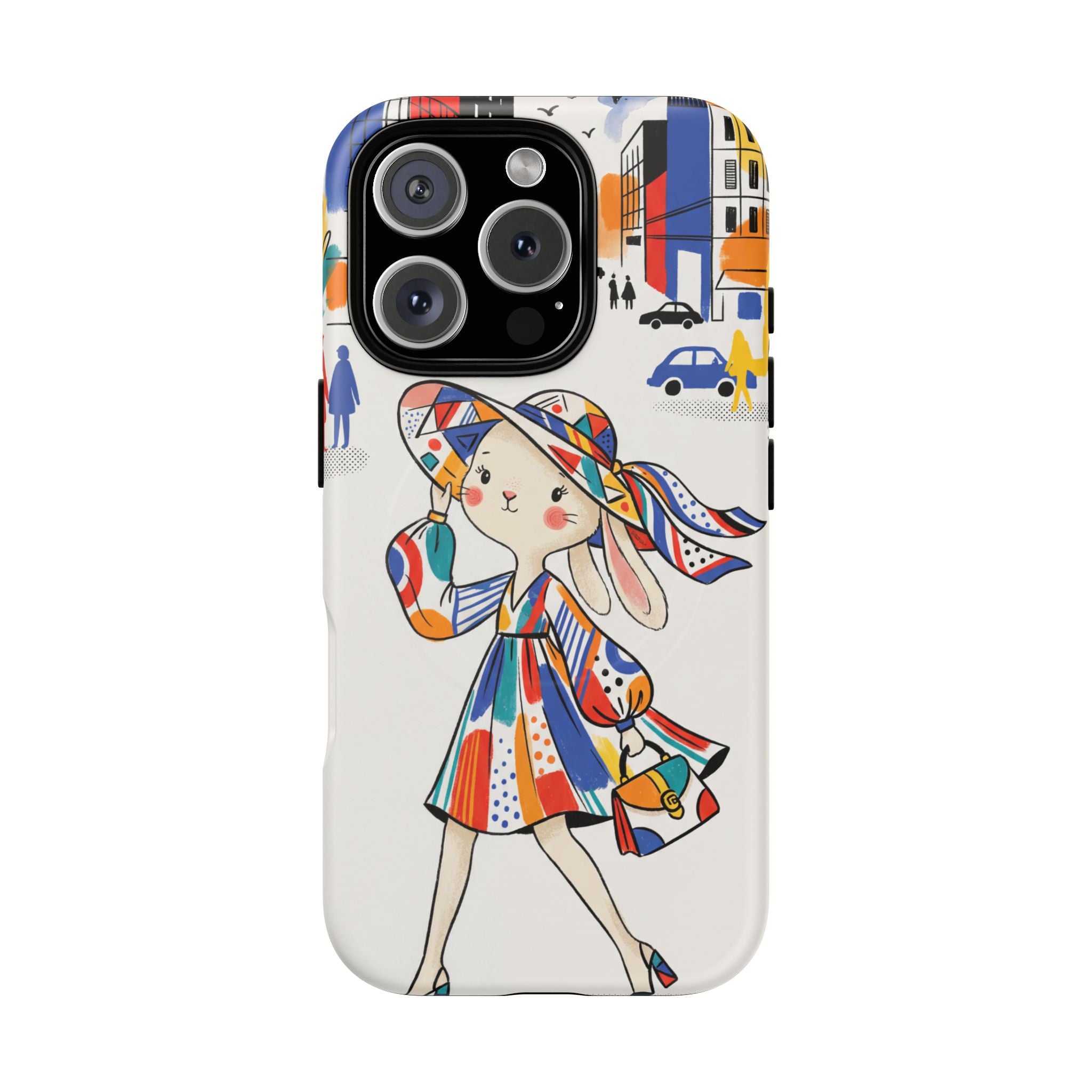 Chic Bunny City MagSafe iPhone Case