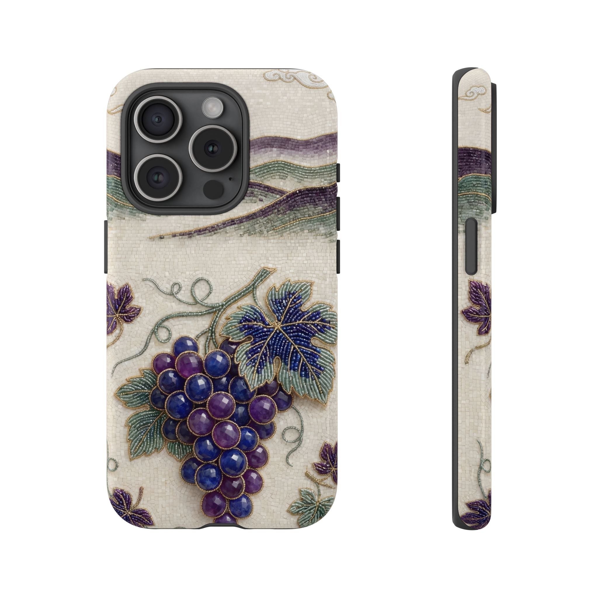 Vintage Grape iPhone Case – Botanical Vineyard Art Phone Cover