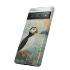 Puffin Coastal  Google Pixel Phone Case | Seaside Bird Art Phone Case