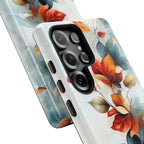Floral Autumn Leaves Watercolour Tough Samsung Galaxy Case