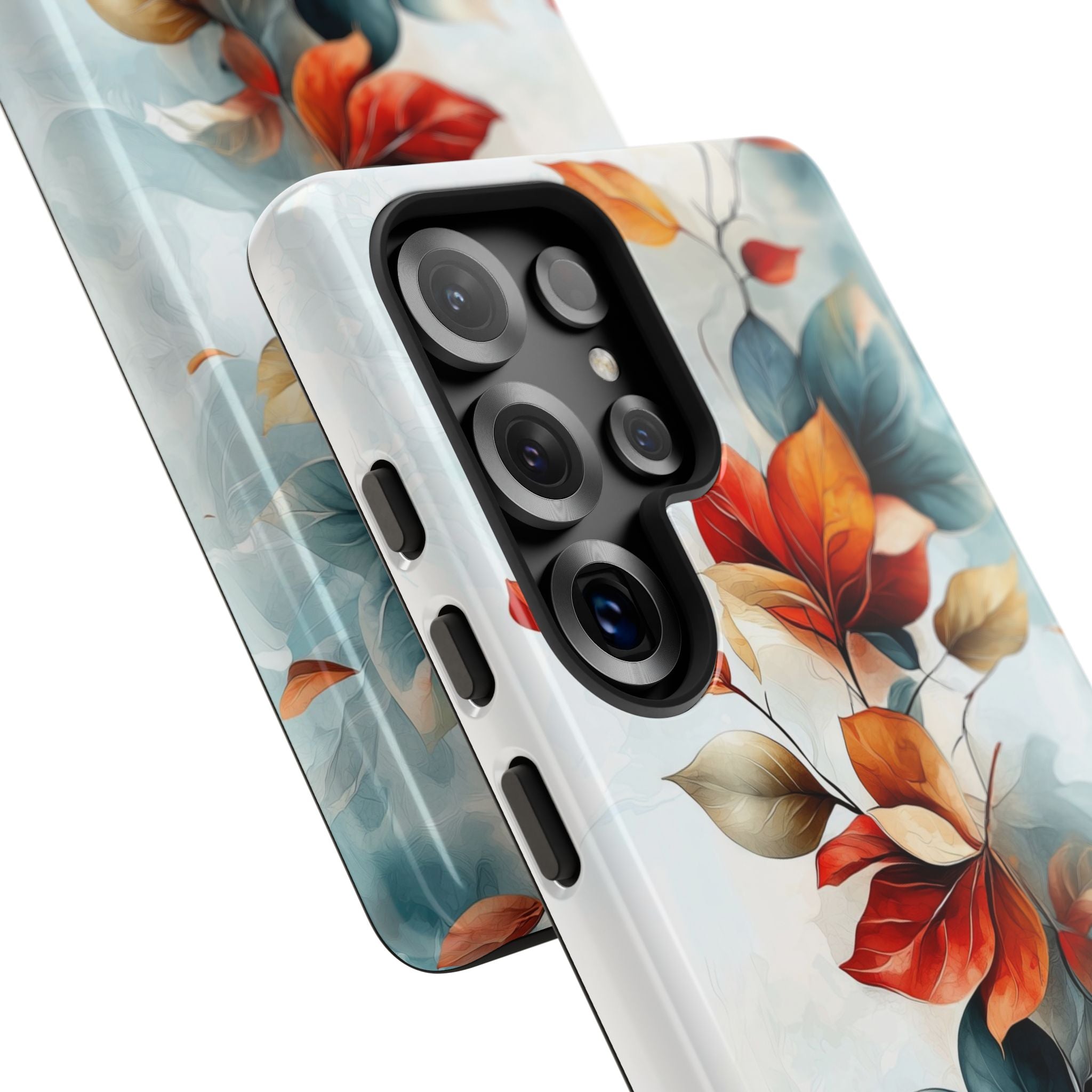 Floral Autumn Leaves Watercolour Tough Samsung Galaxy Case